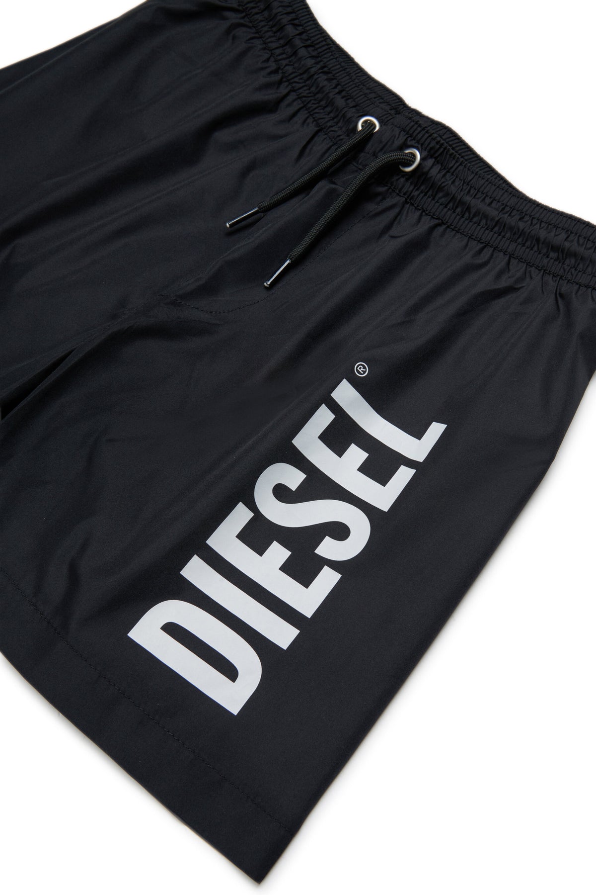 Boxer swimsuit with logo