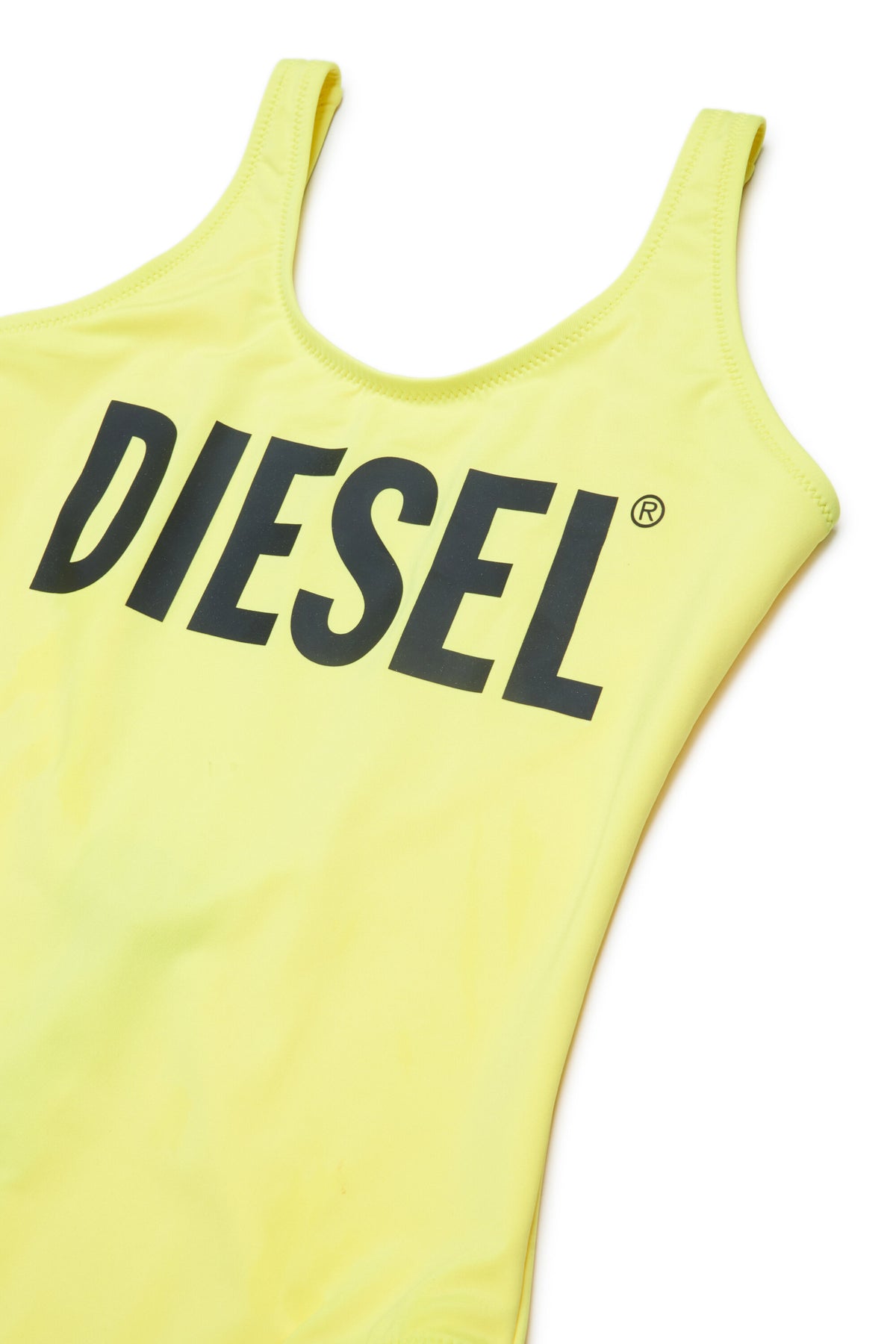 One-piece swimsuit with logo
