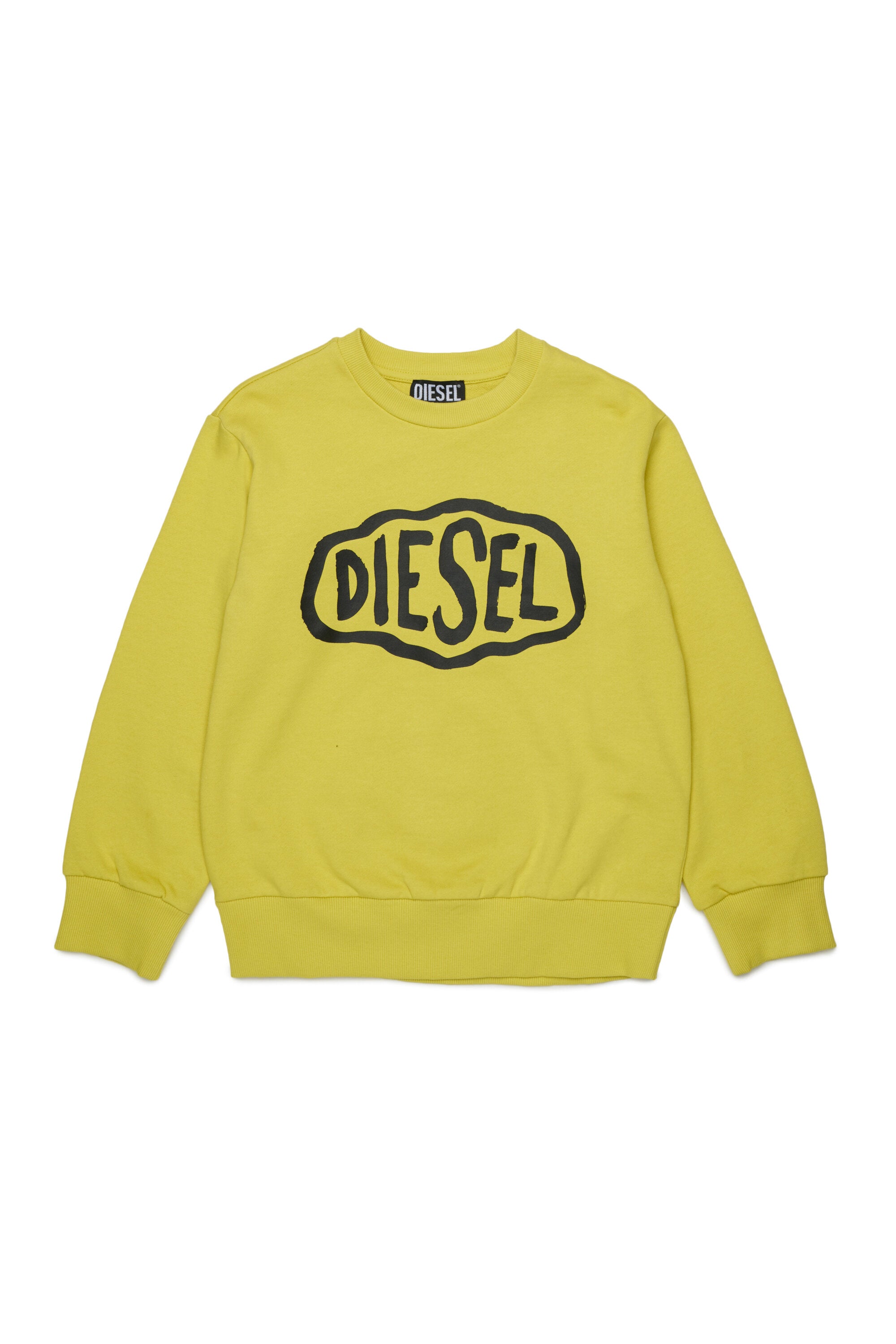 ロゴ入りクルーネックスウェット