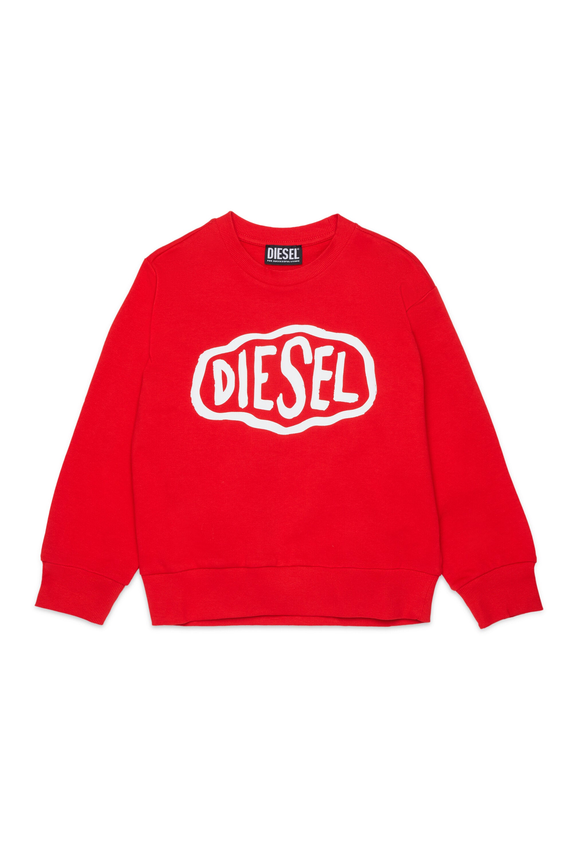 ロゴ入りクルーネックスウェット