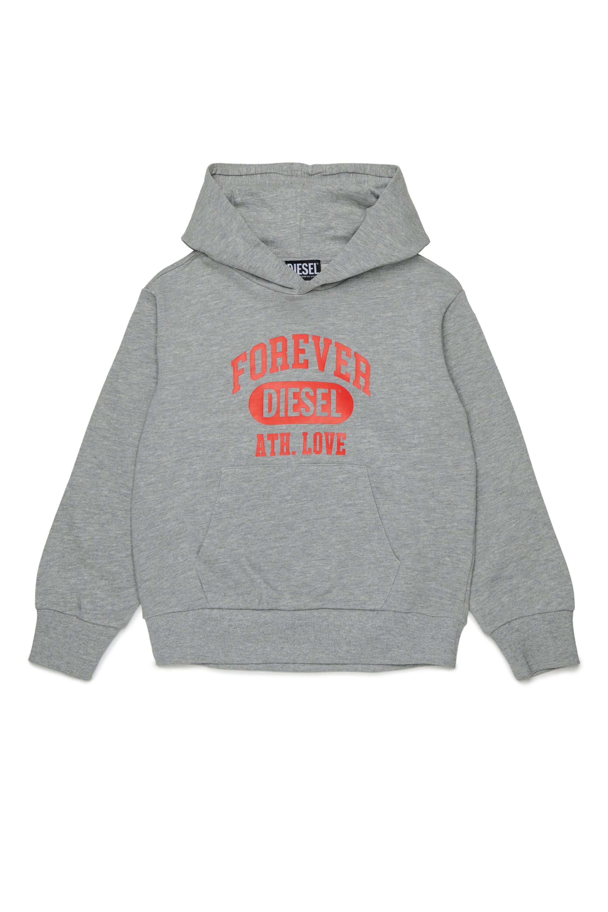 ロゴ入りフーディー