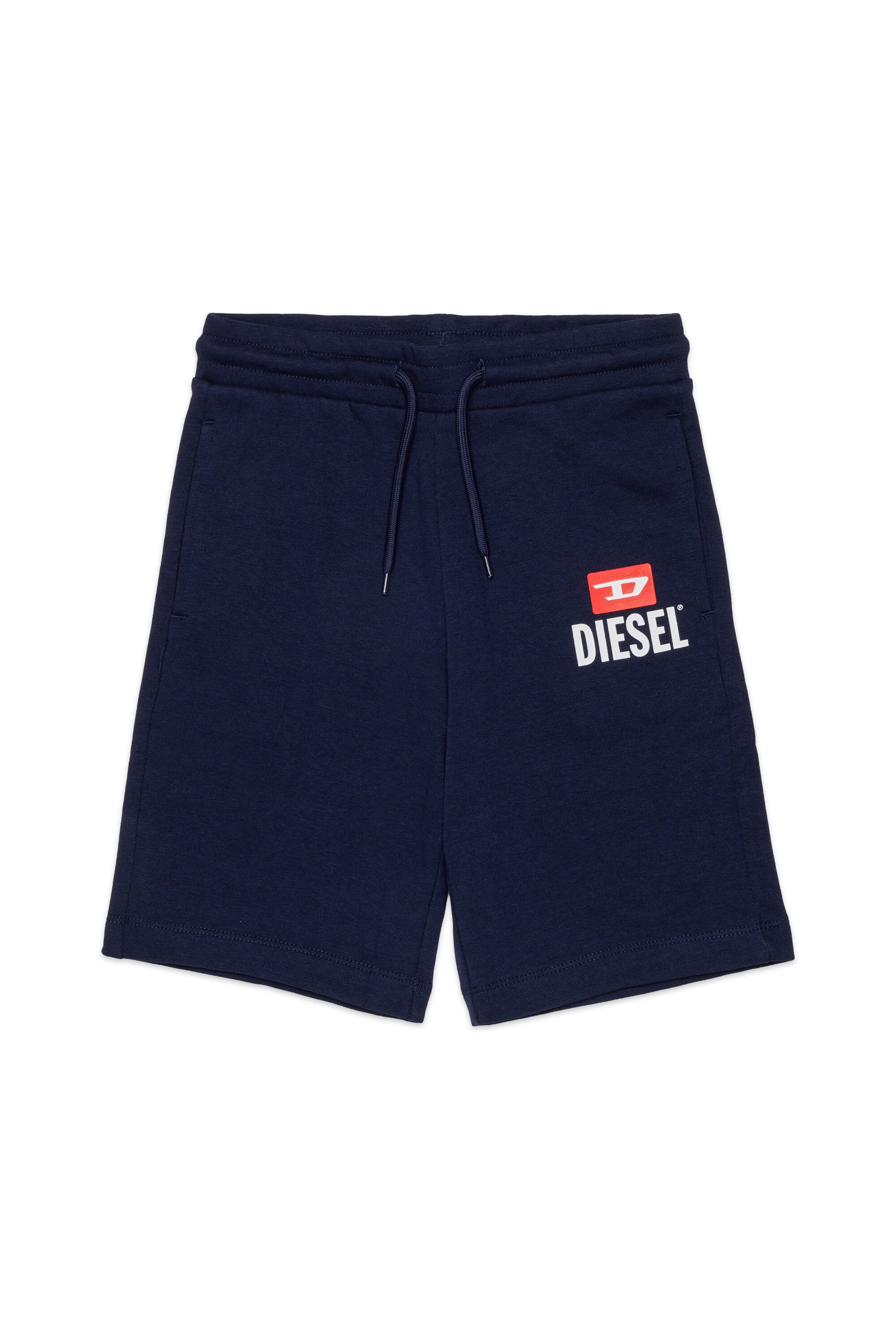 Fleece shorts with logo