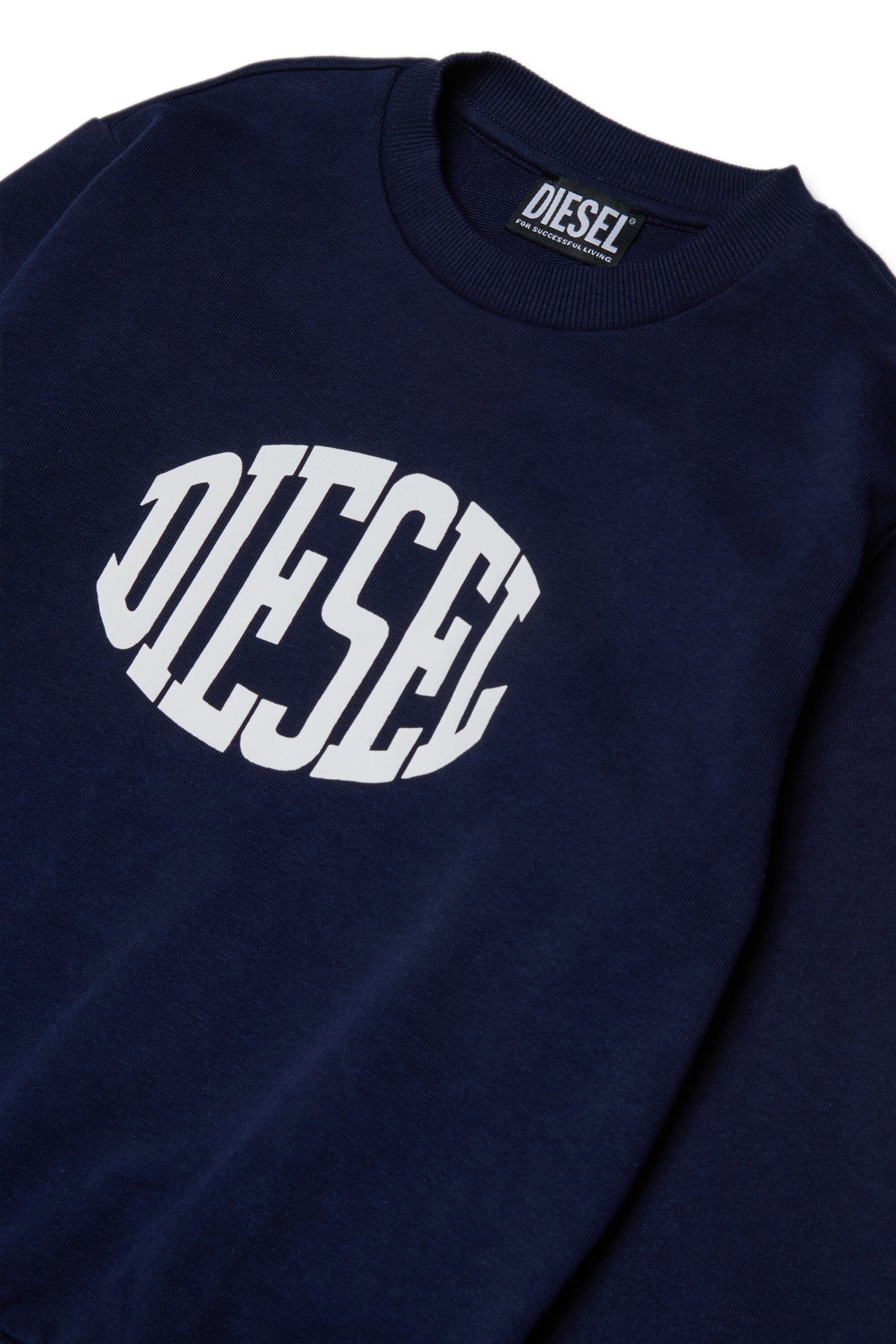 ロゴ付きスウェットジャンプスーツ