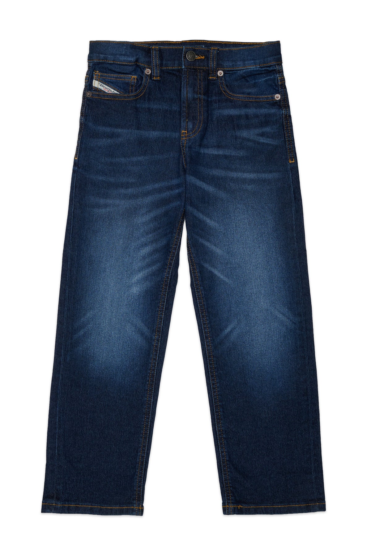 Regular fit medium blue jeans