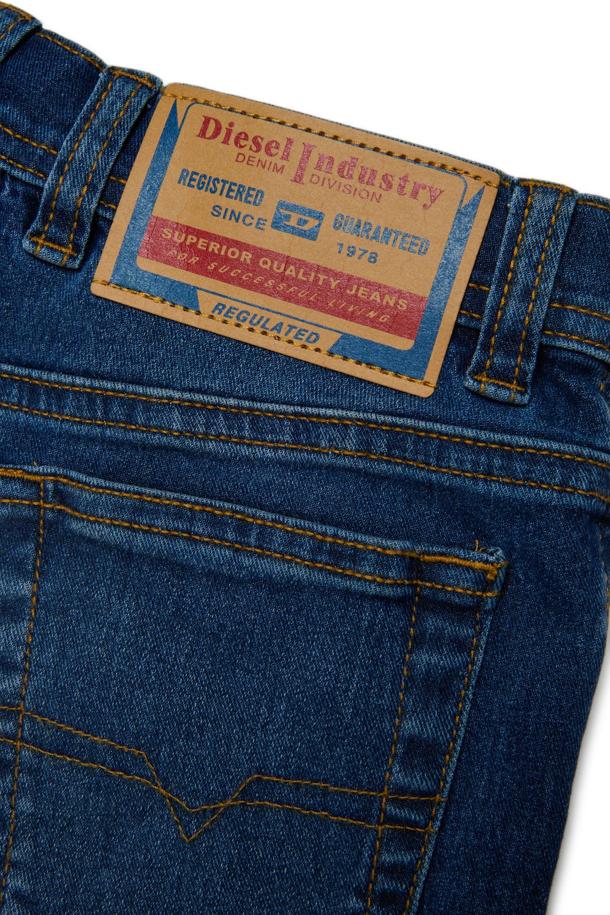 Five-pocket denim shorts