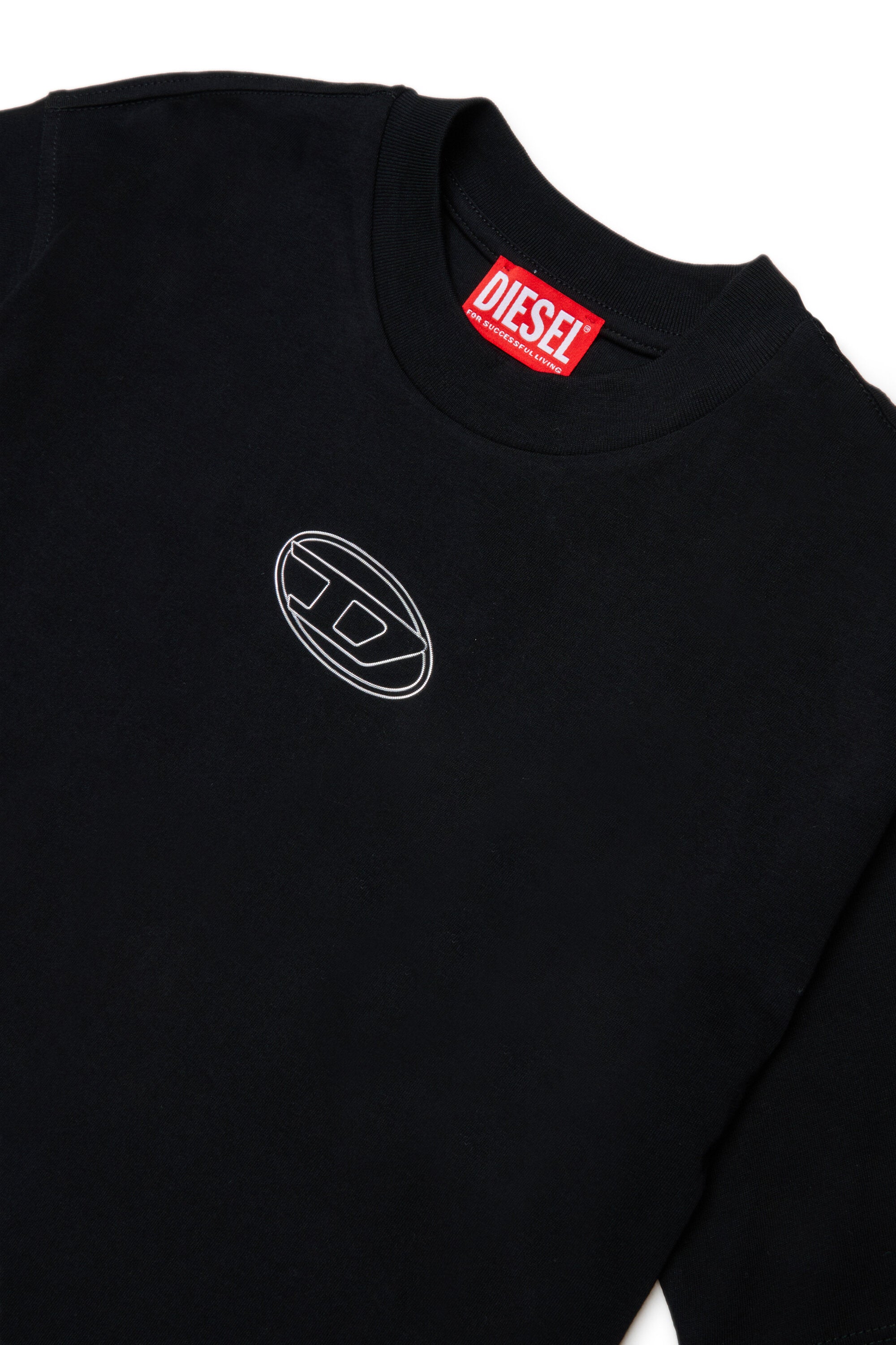T-shirt with Oval D logo