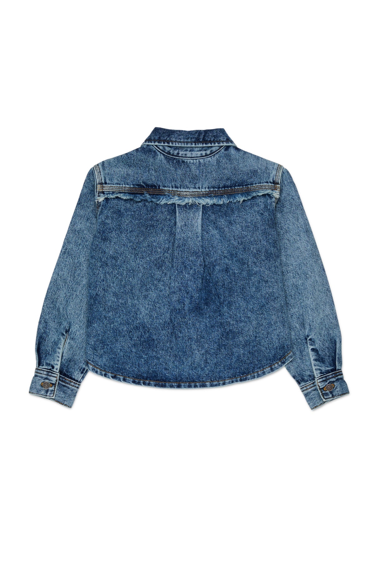Denim shirt with logo