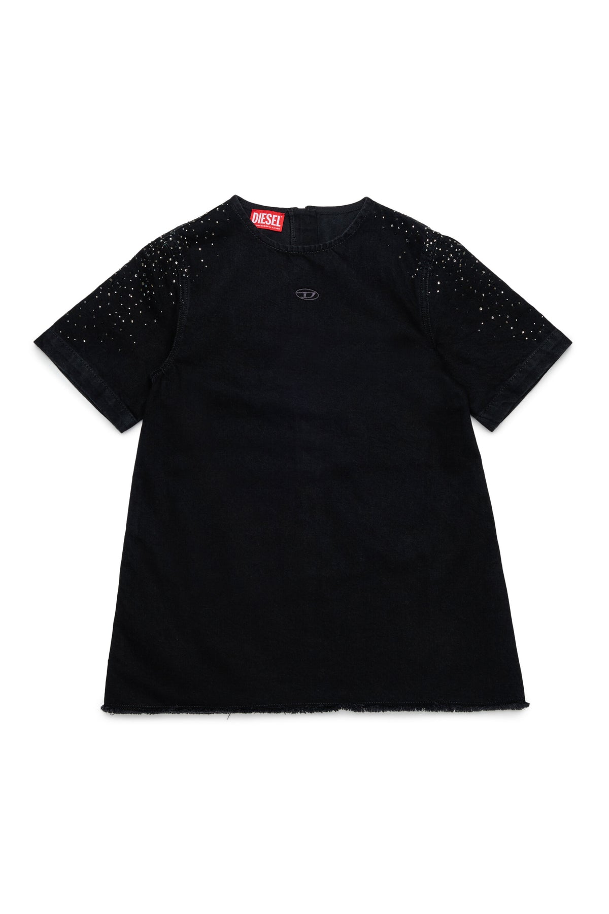 Short-sleeve dress with logo