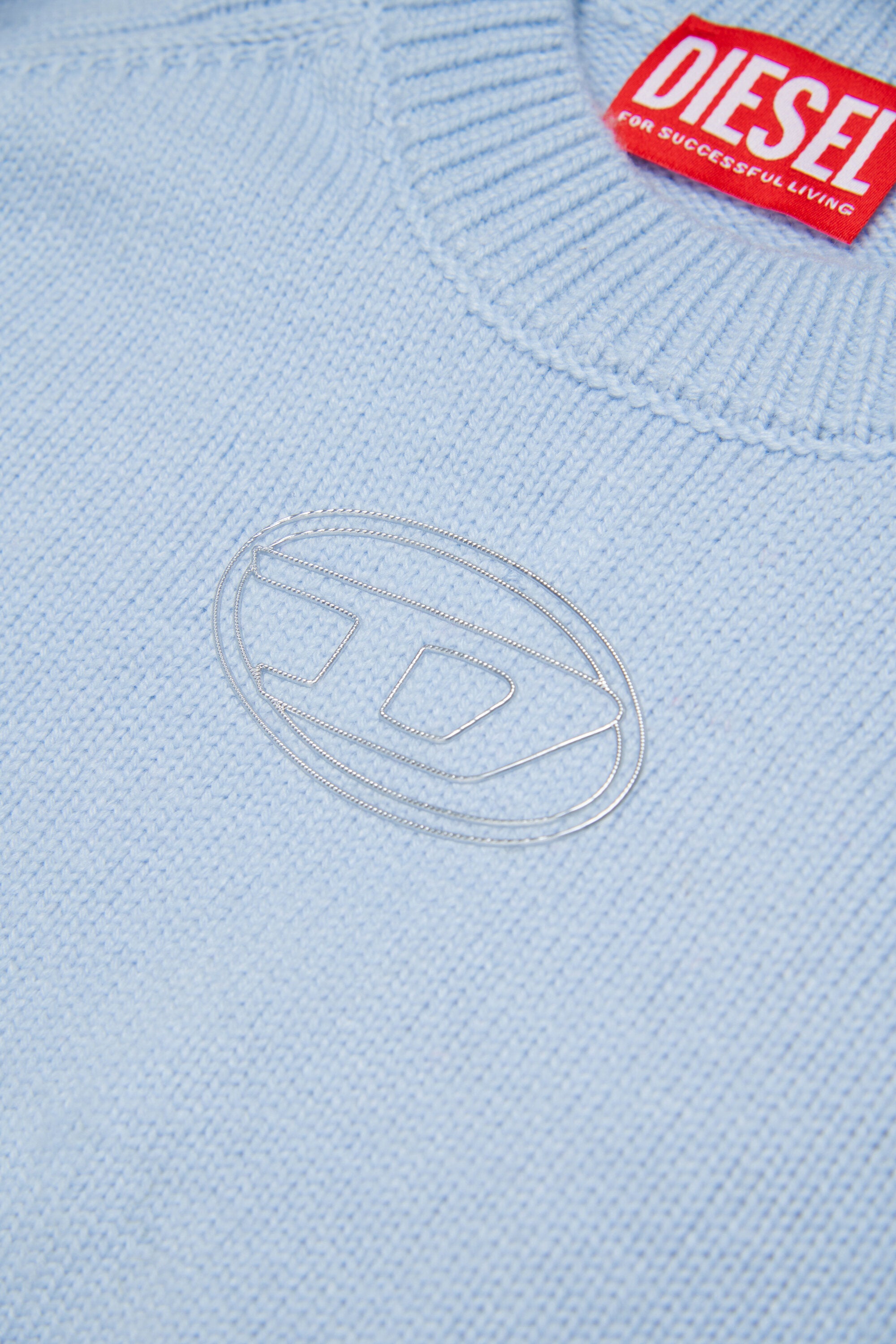 Crew-neck pullover with logo