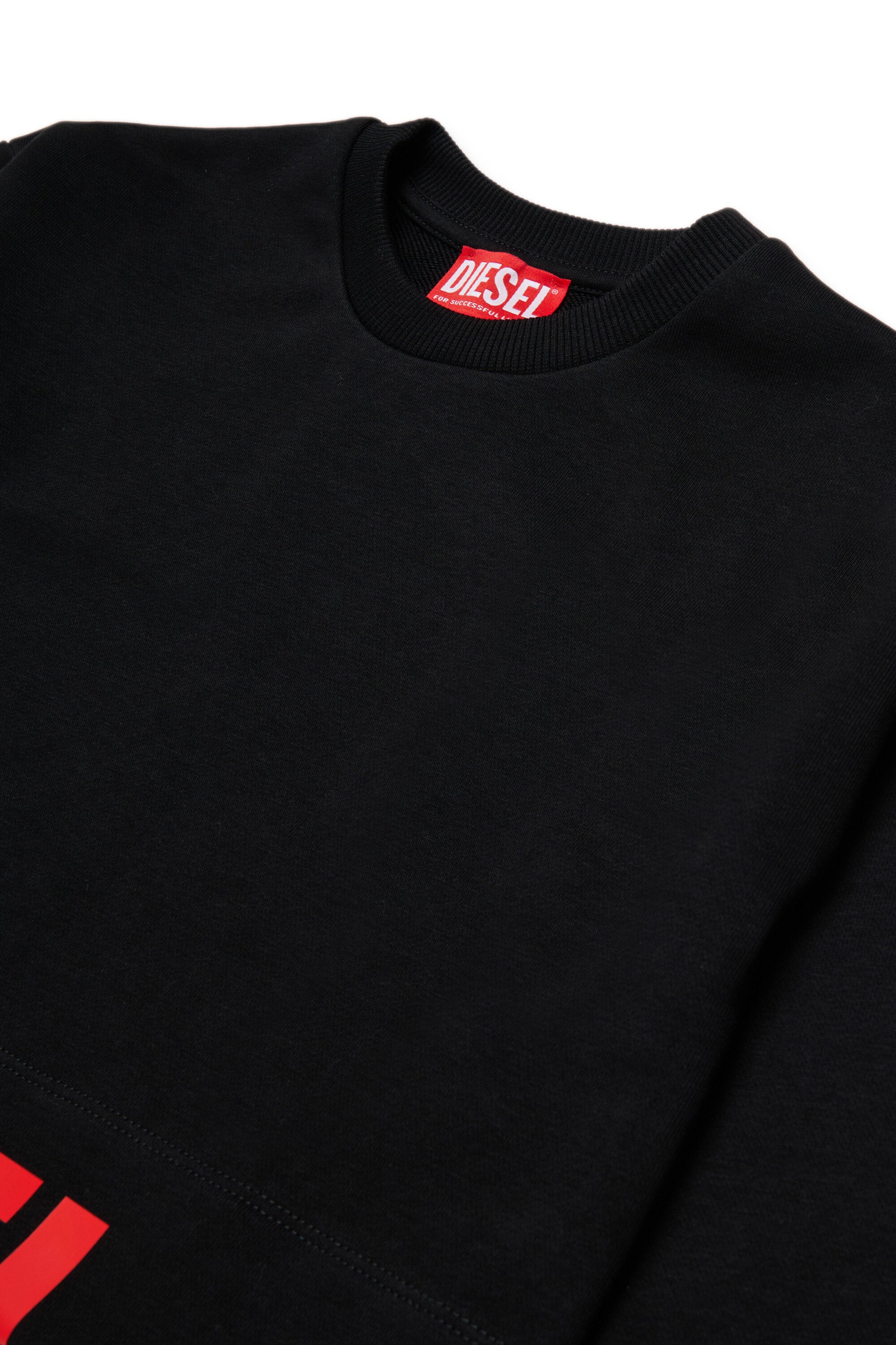 Crew-neck sweatshirt with logo