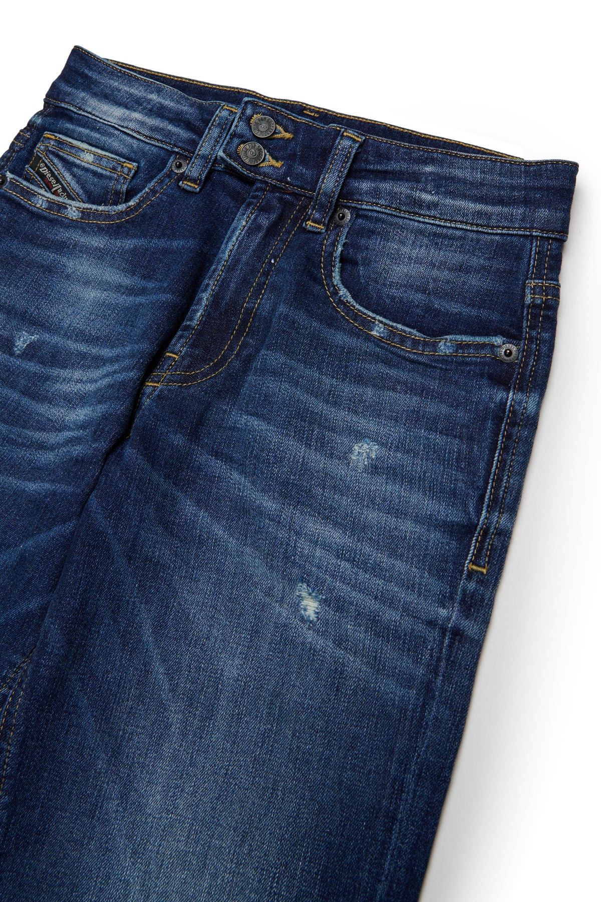 Relaxed fit jeans in medium blue wash - D-Maki
