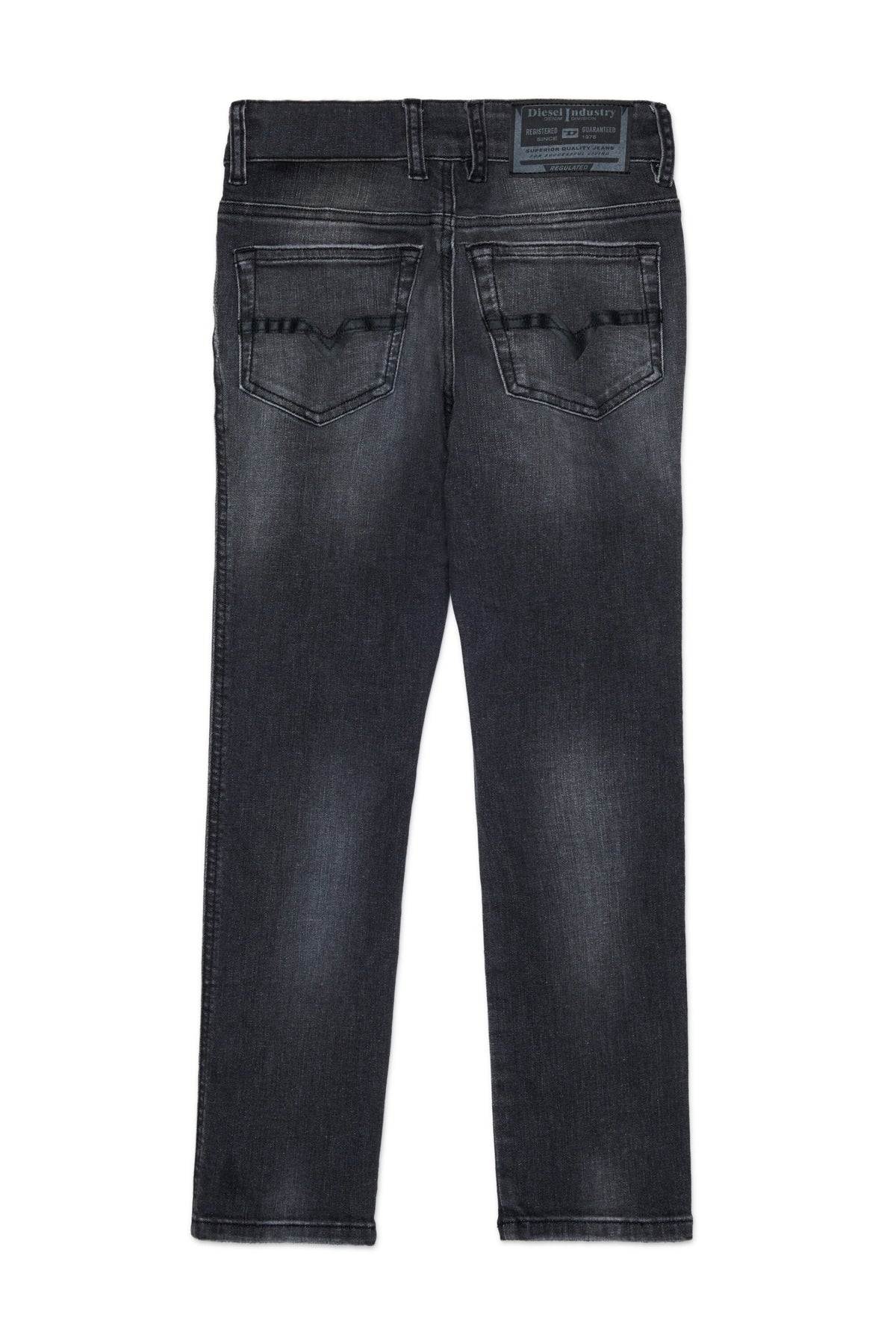 Slim fit jeans in black wash - D-Veel