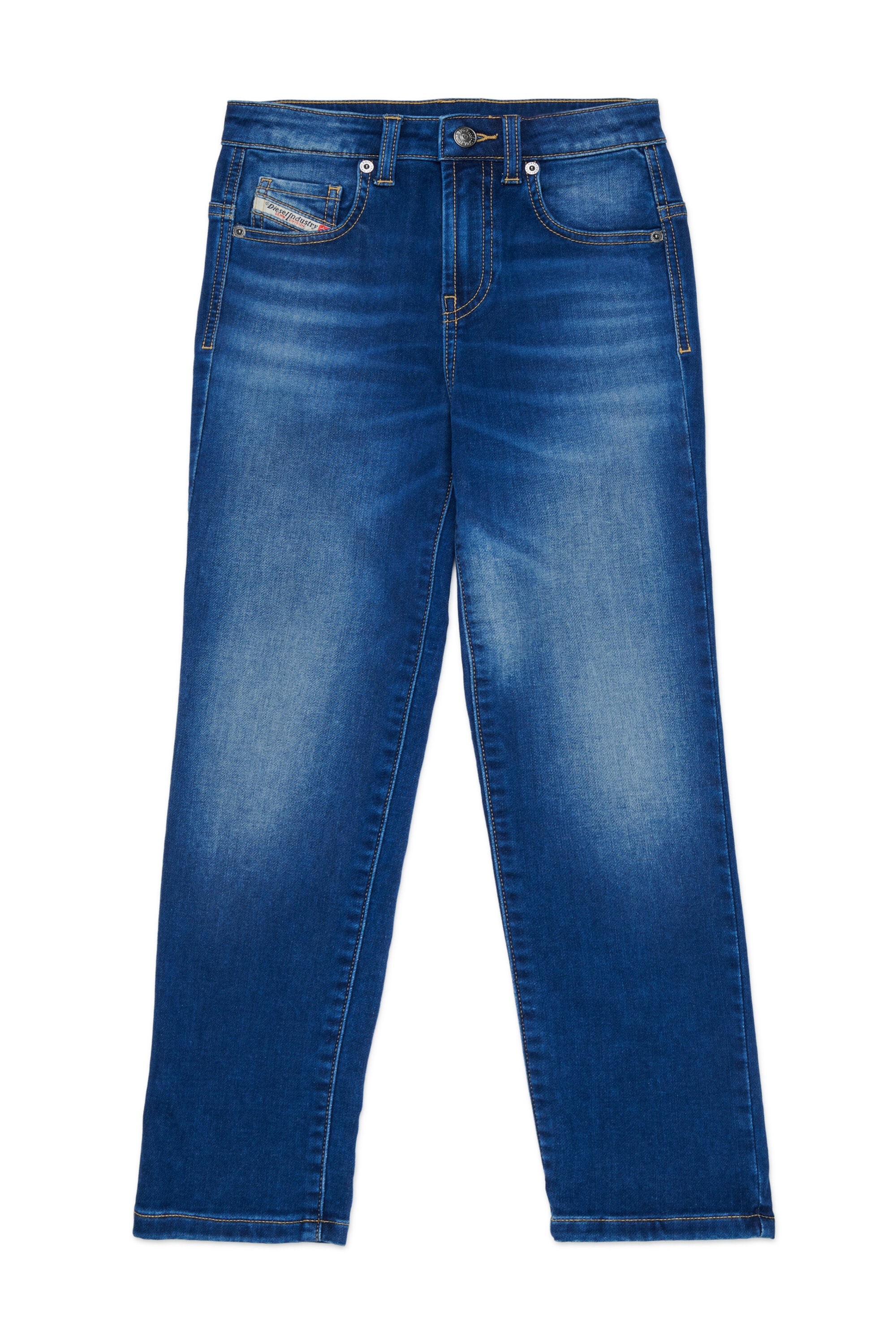 JoggJeans® レギュラーフィット、ミディアムブルーウォッシュ - D-Ilia
