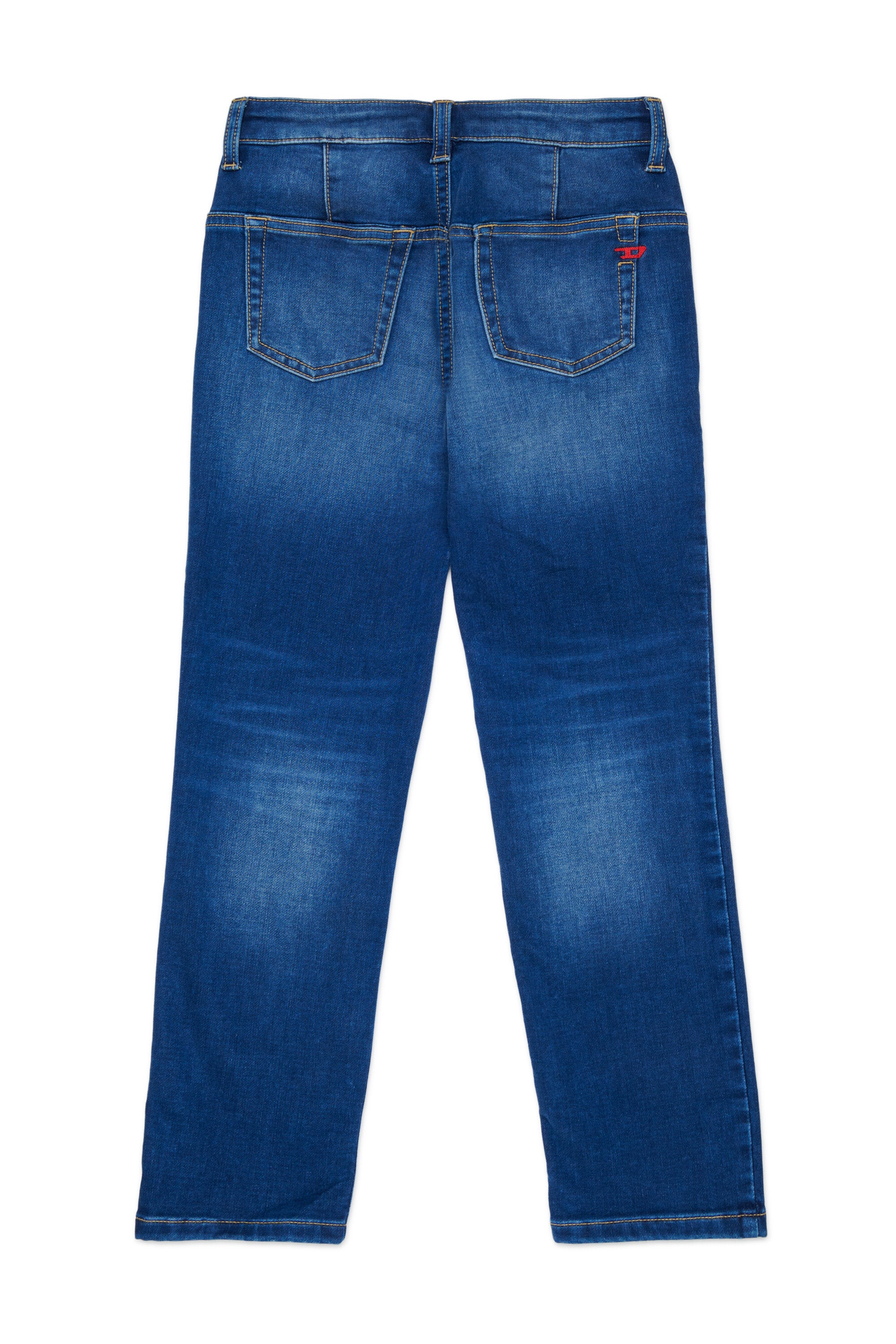 JoggJeans® レギュラーフィット、ミディアムブルーウォッシュ - D-Ilia