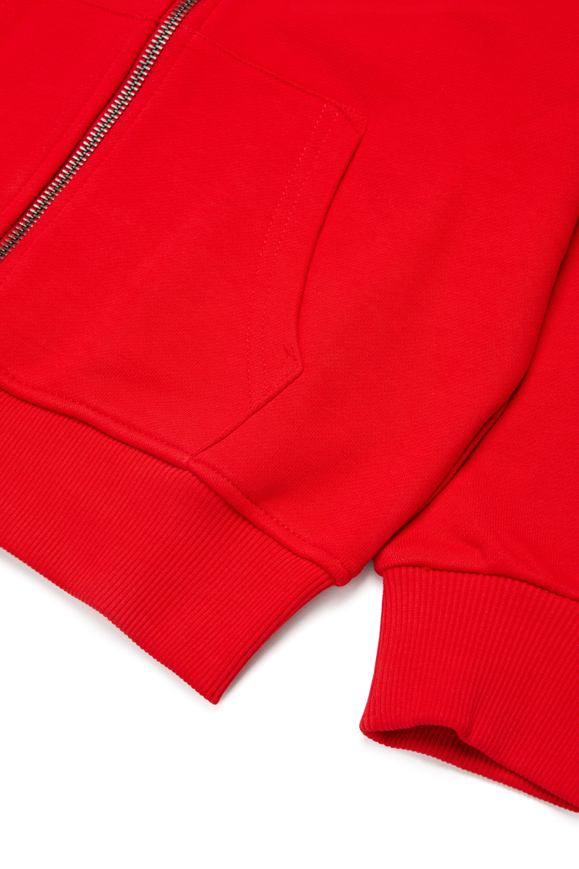Zip sweatshirt with logo