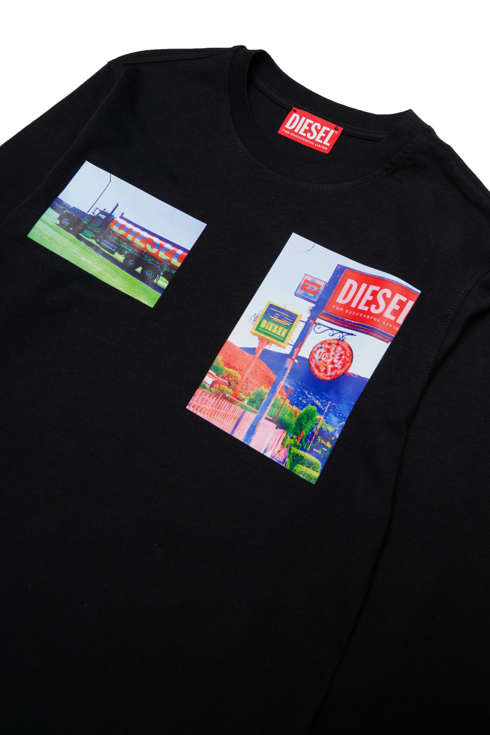 長袖ロゴTシャツ