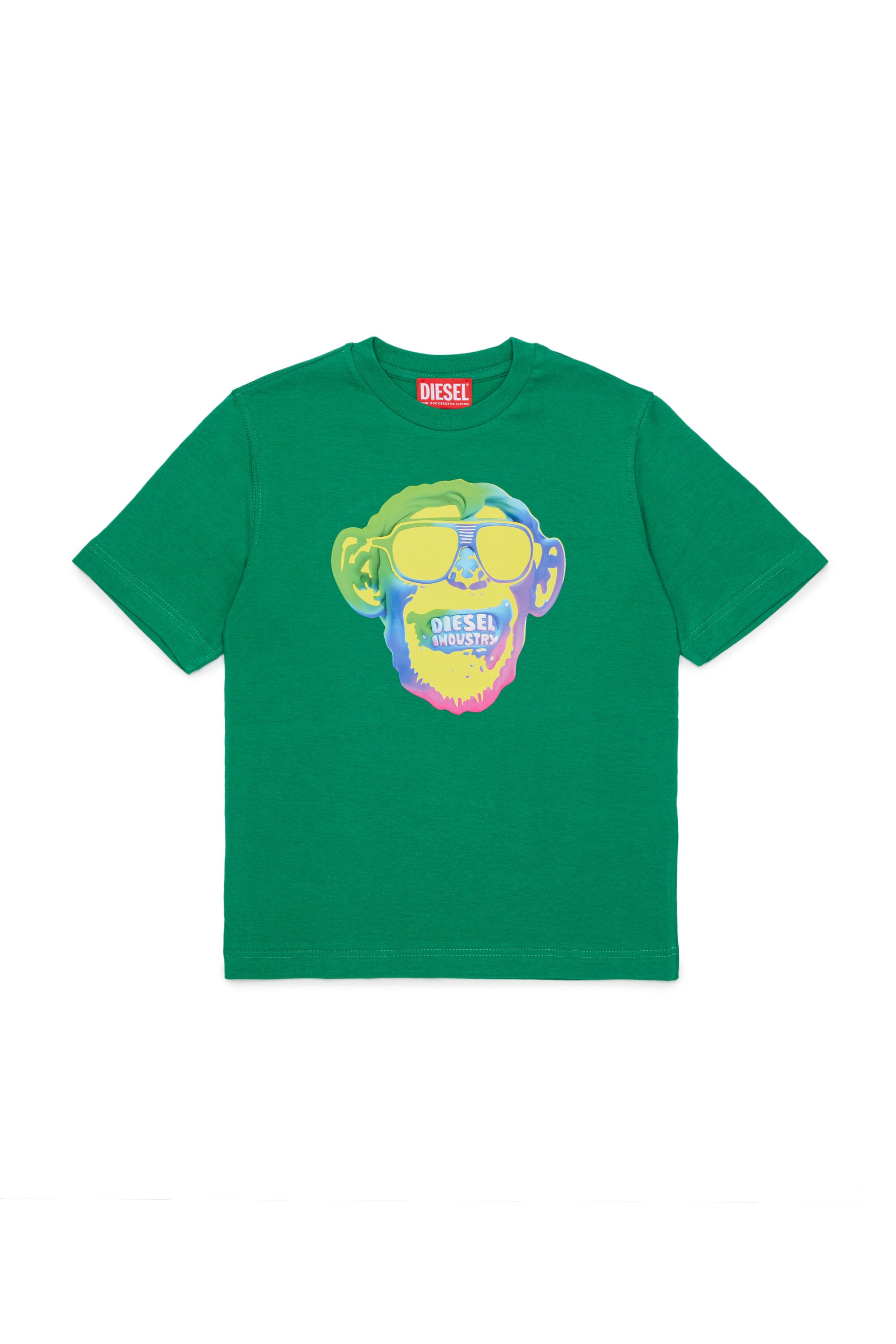 ロゴとMonkeyプリントのTシャツ