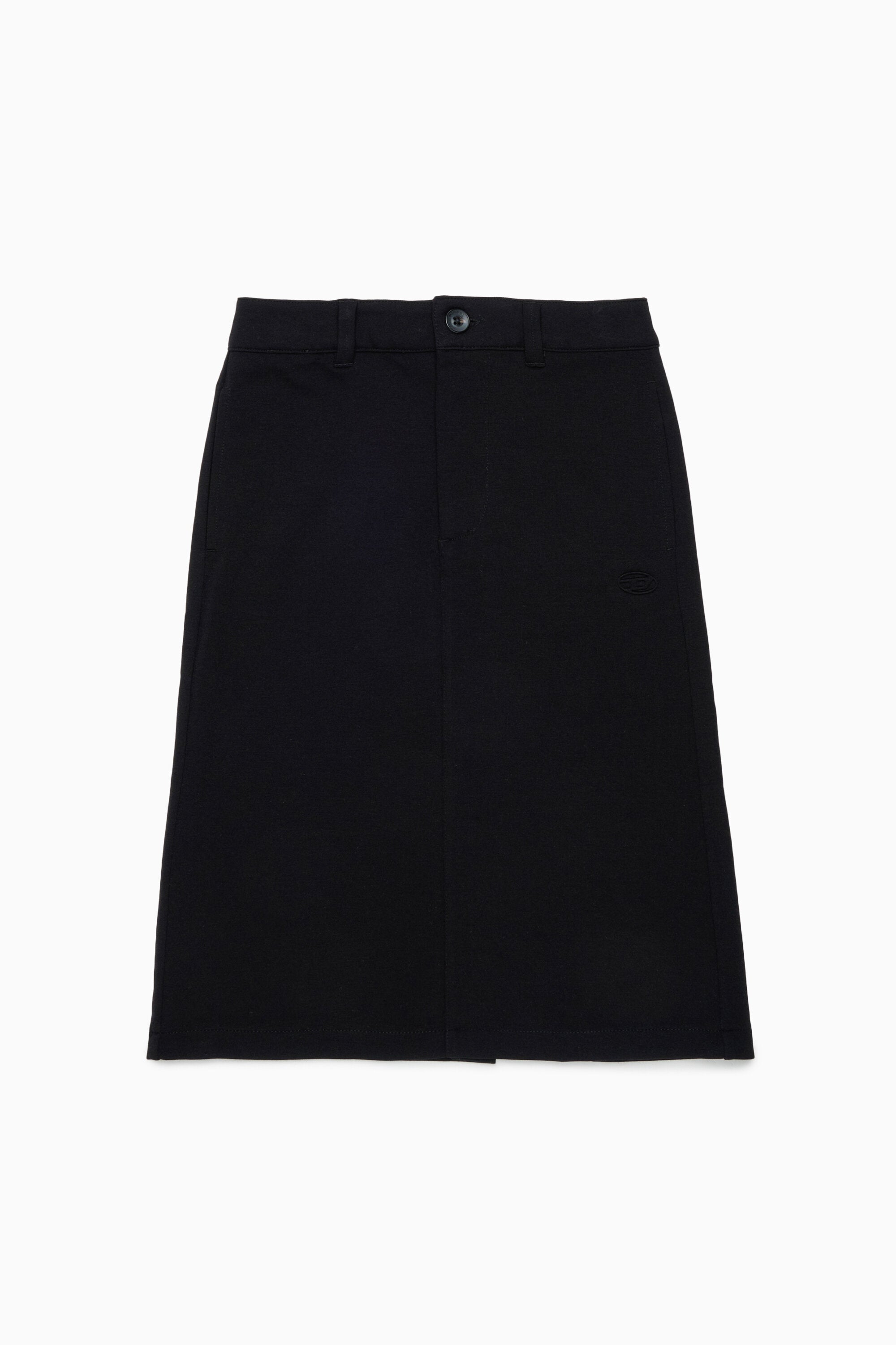 Midi skirt with logo