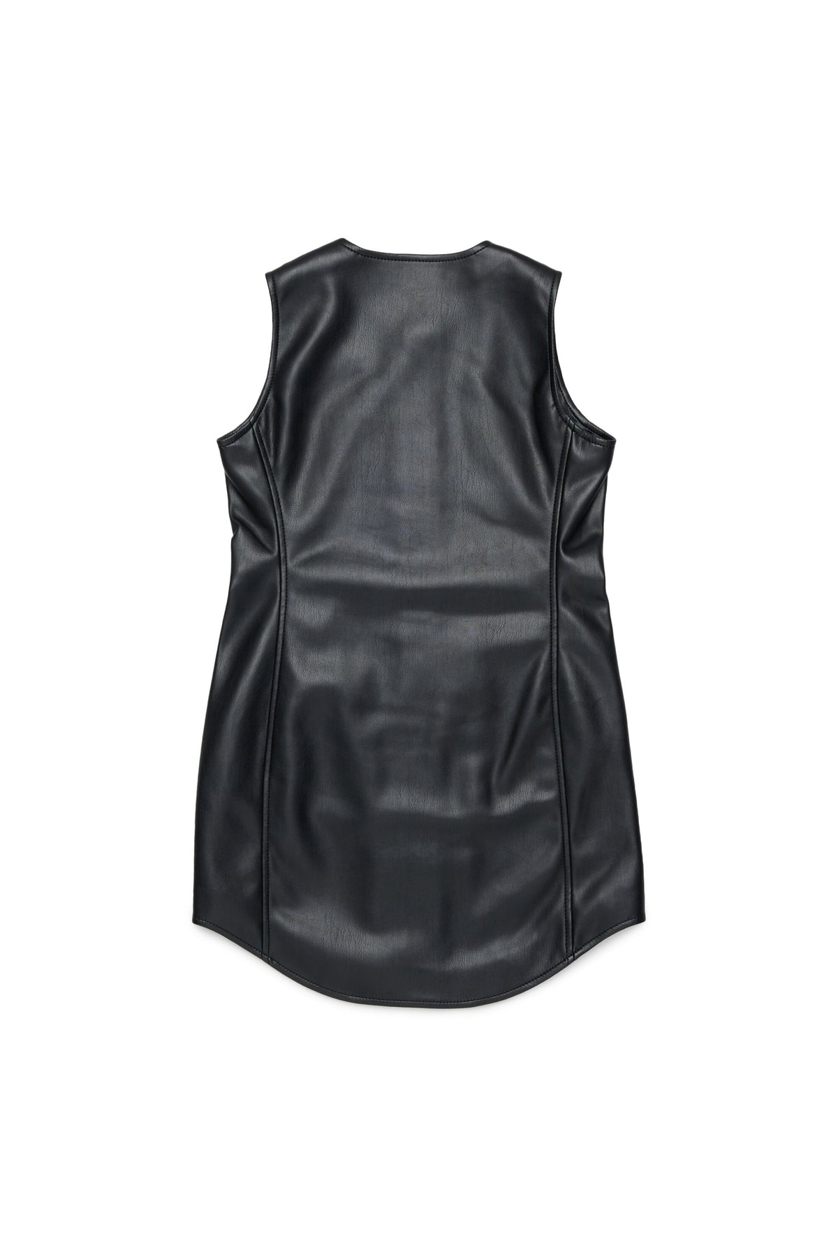 Sleeveless dress with logo