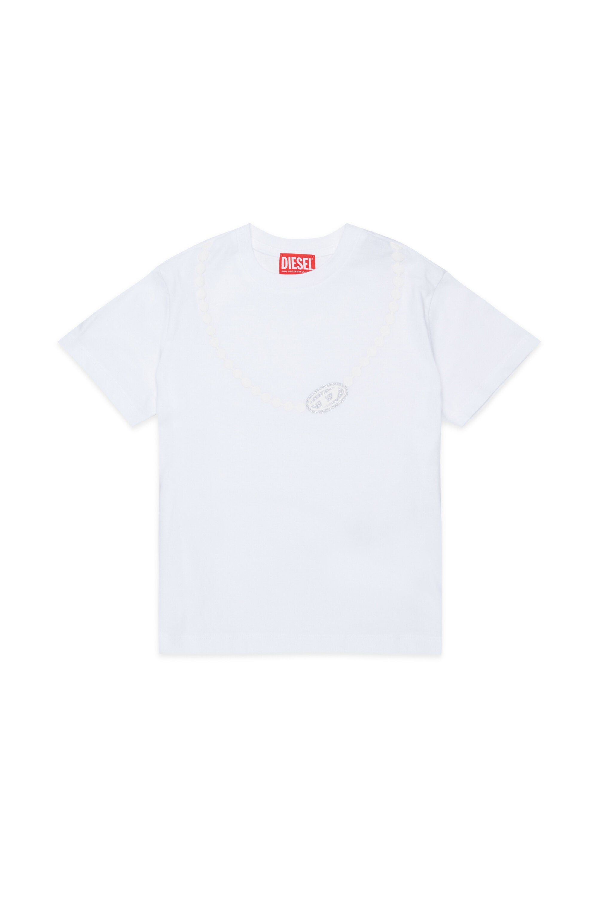 ロゴ付きクルーネックTシャツ