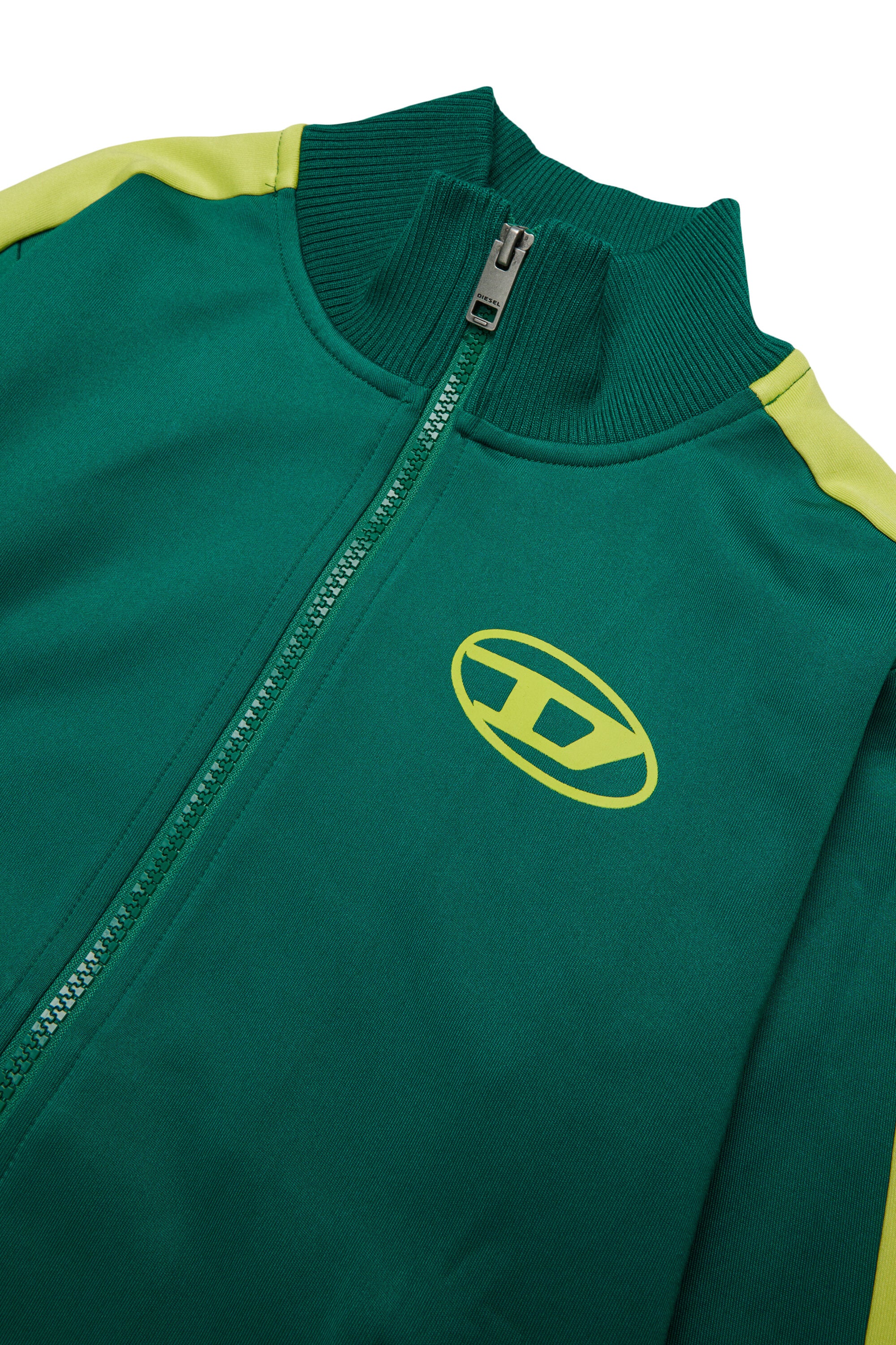 Zip-up sweatshirt with logo
