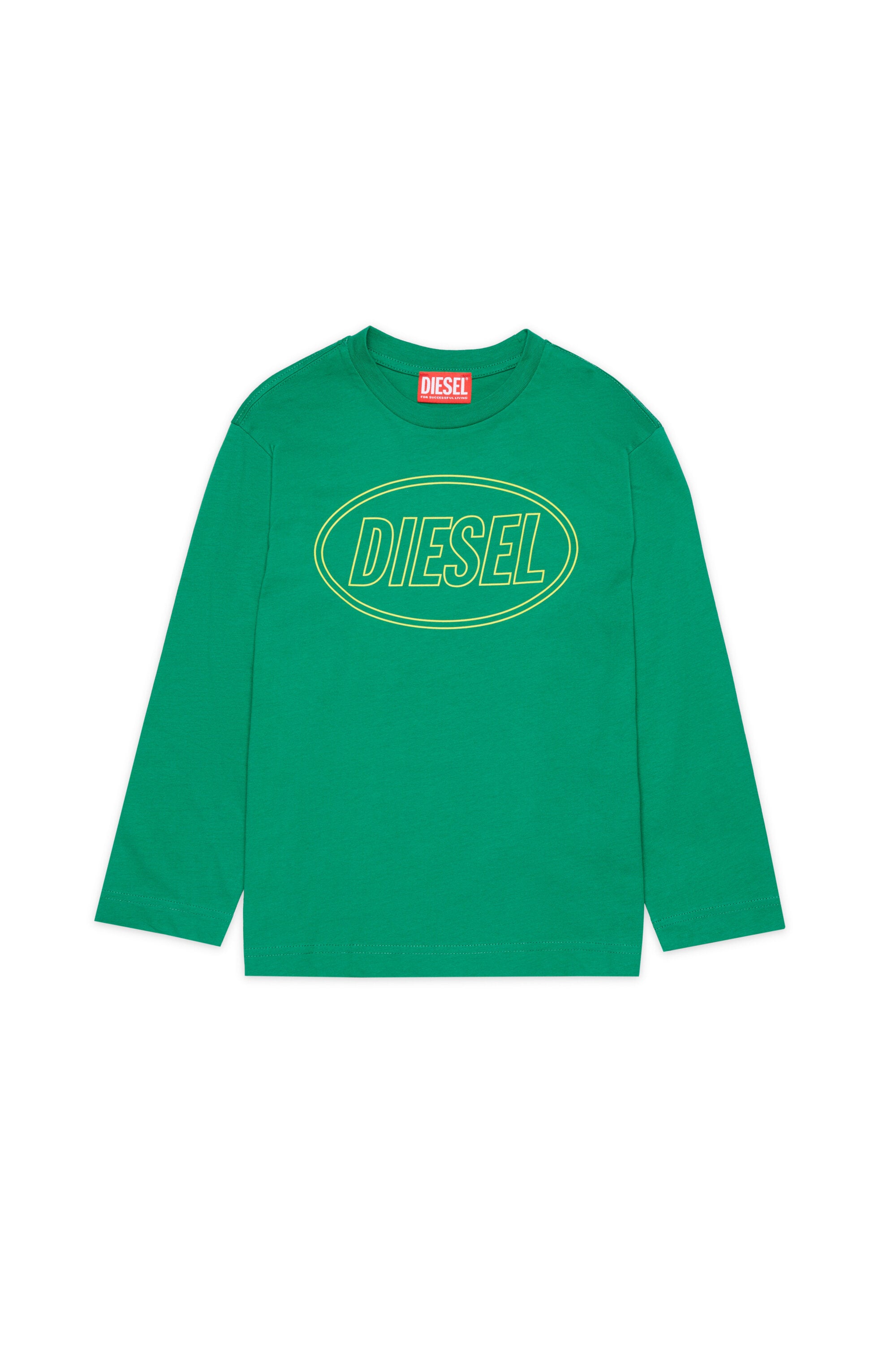 長袖Tシャツ ロゴ付き