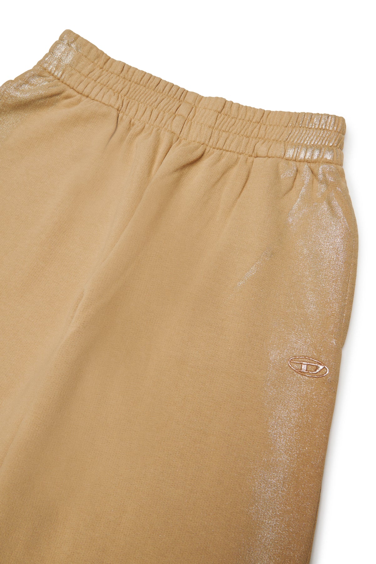 Sweatpants with metallic effect