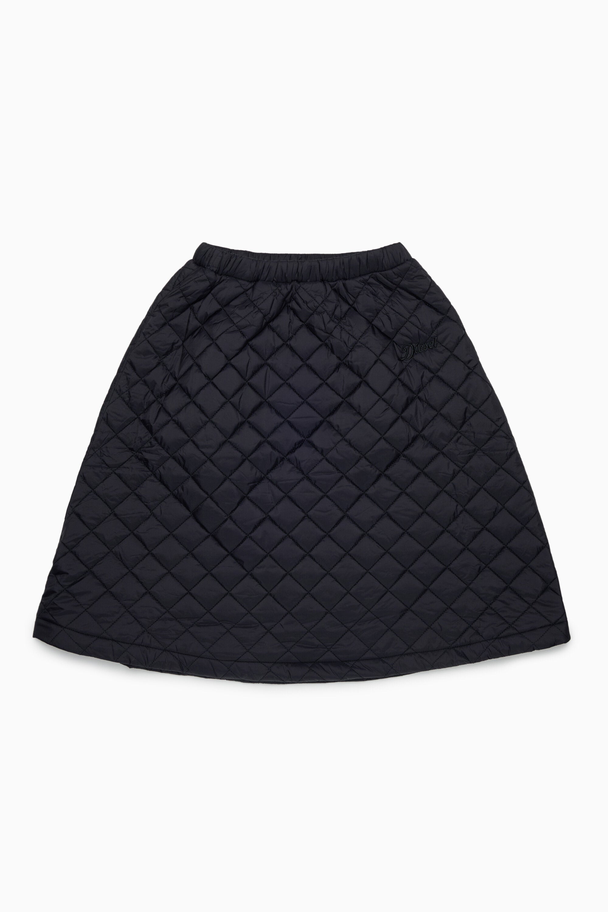 ミディ丈ロゴ入りスカート