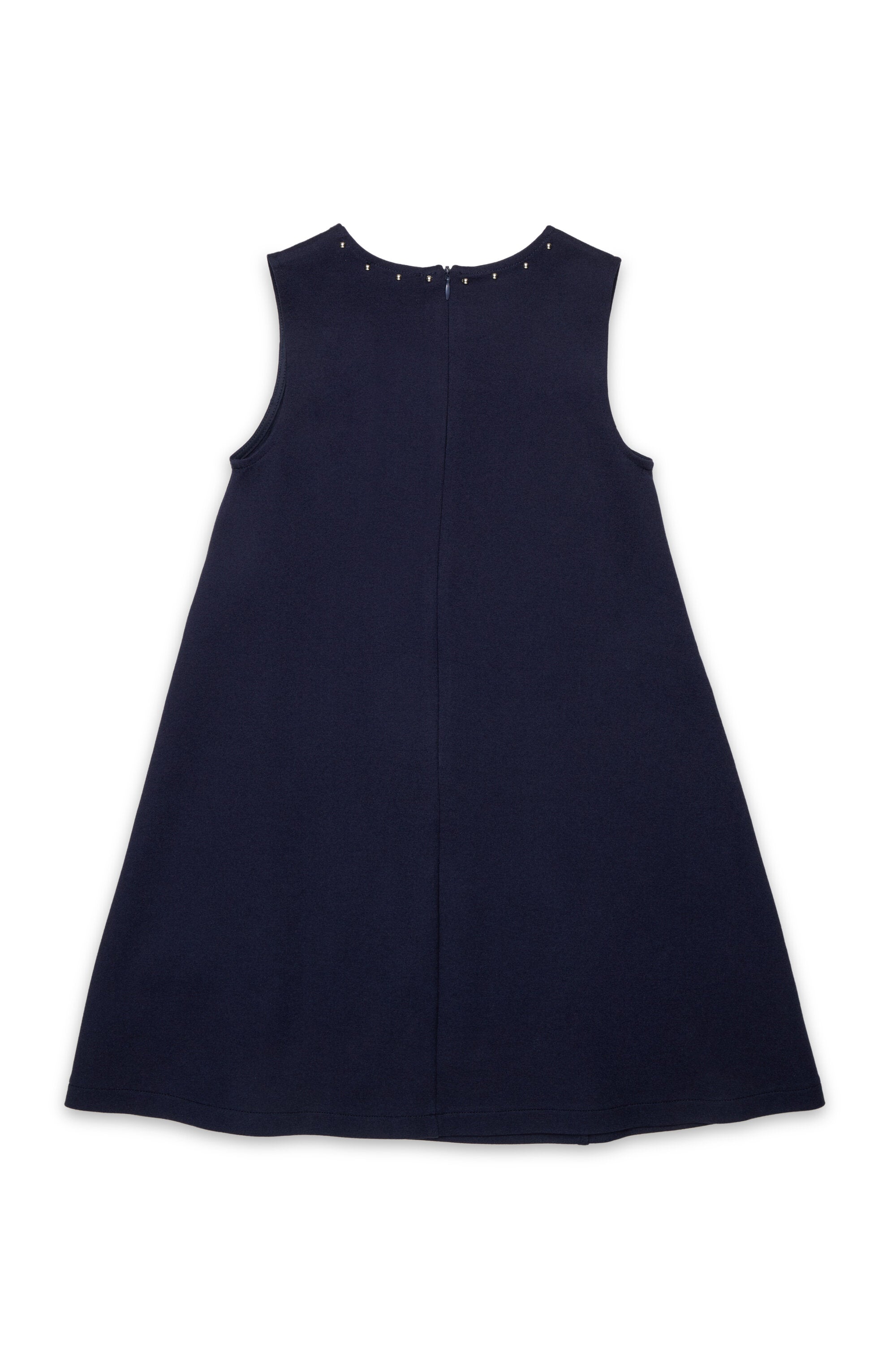 Sleeveless dress with logo