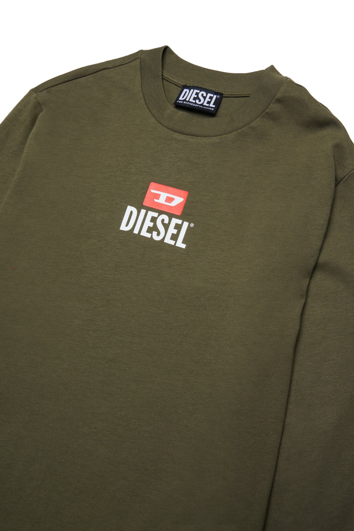 長袖Tシャツ、ロゴ付き