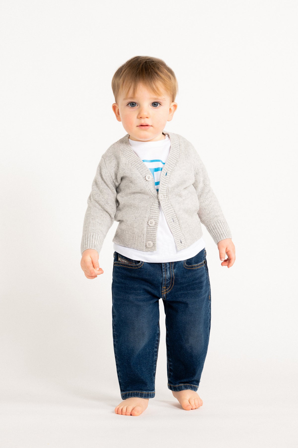 Regular fit medium blue jeans - D-Gale