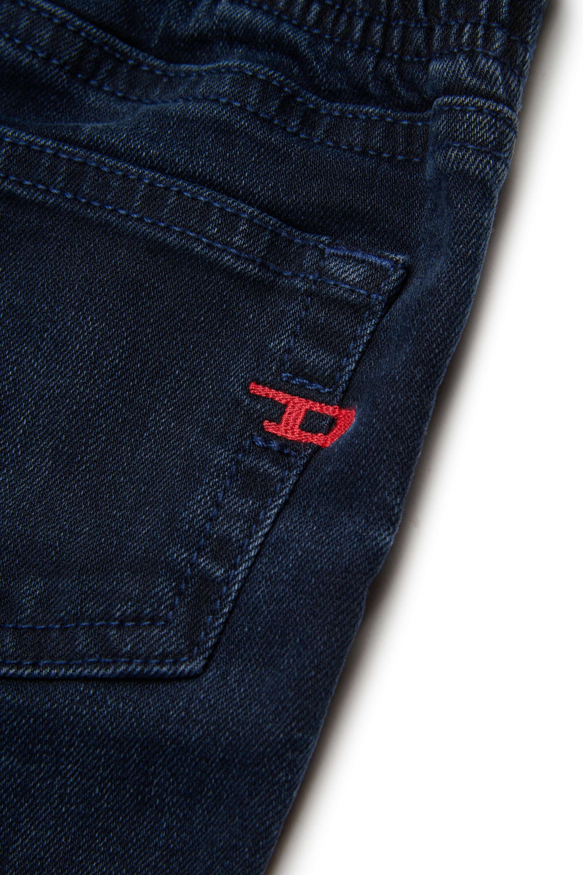 ブルーブラックシェイドリラックスジーンズ - D-Marcie-B