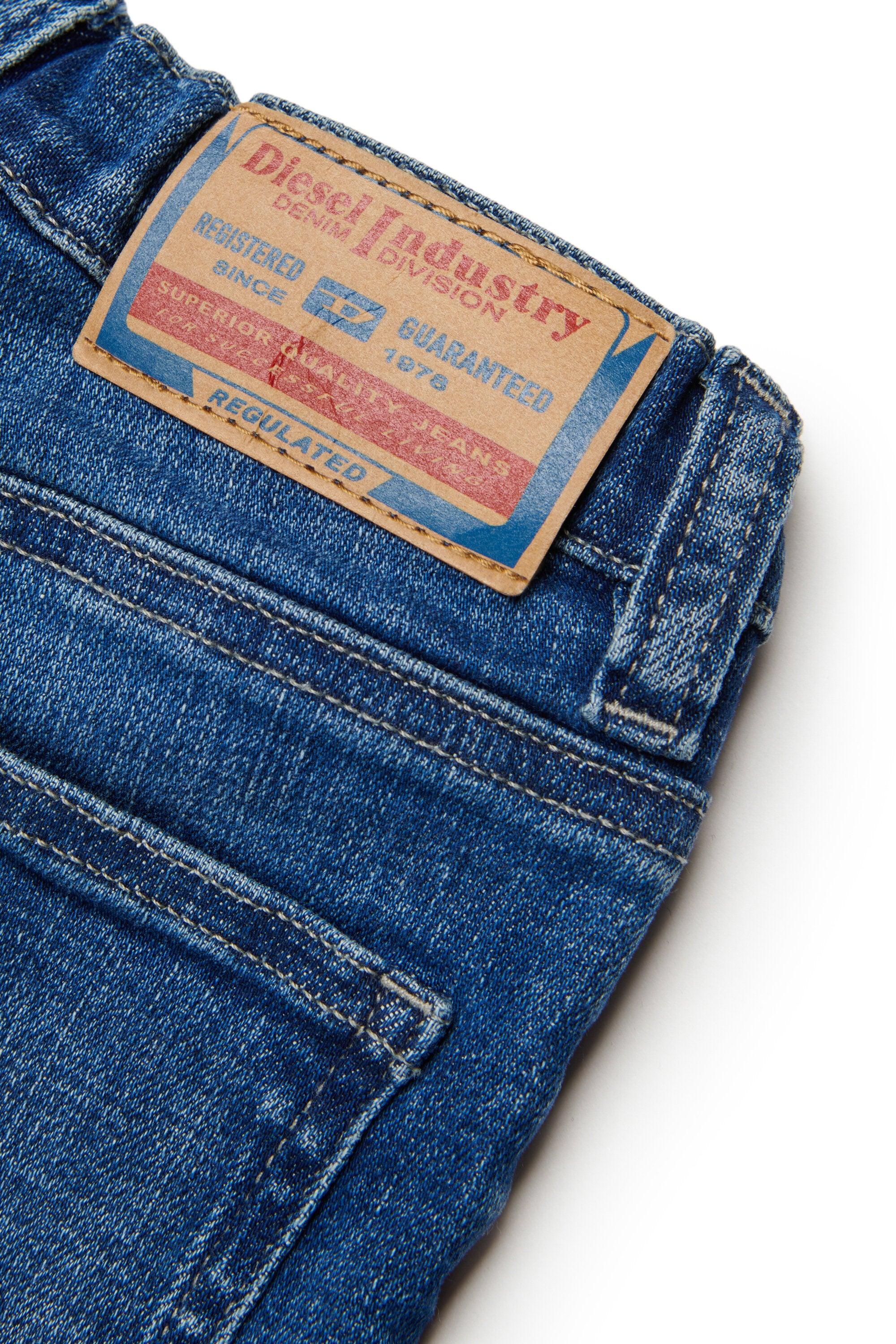 Denim shorts with turn-ups