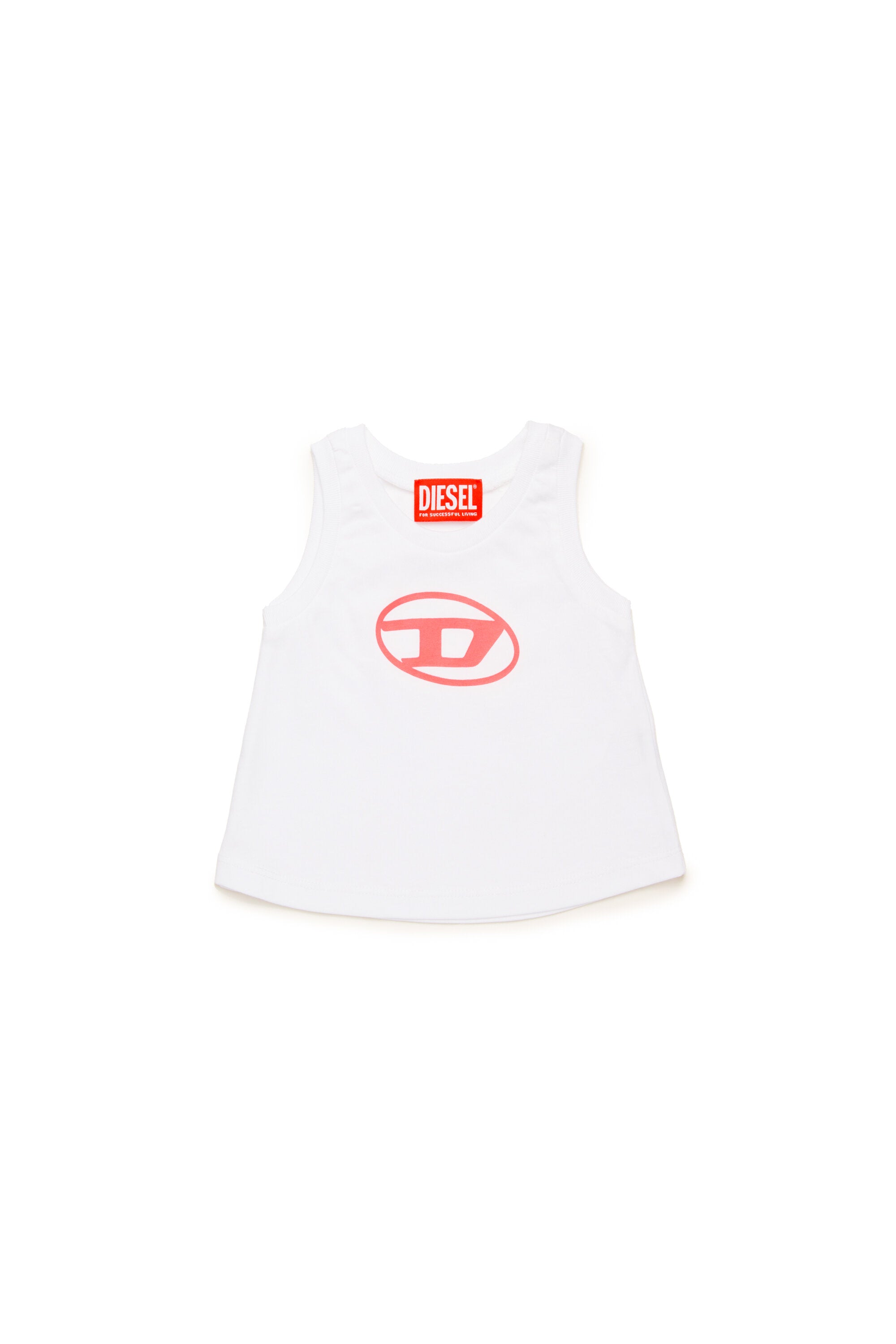 Oval Dロゴ入りノースリーブTシャツ