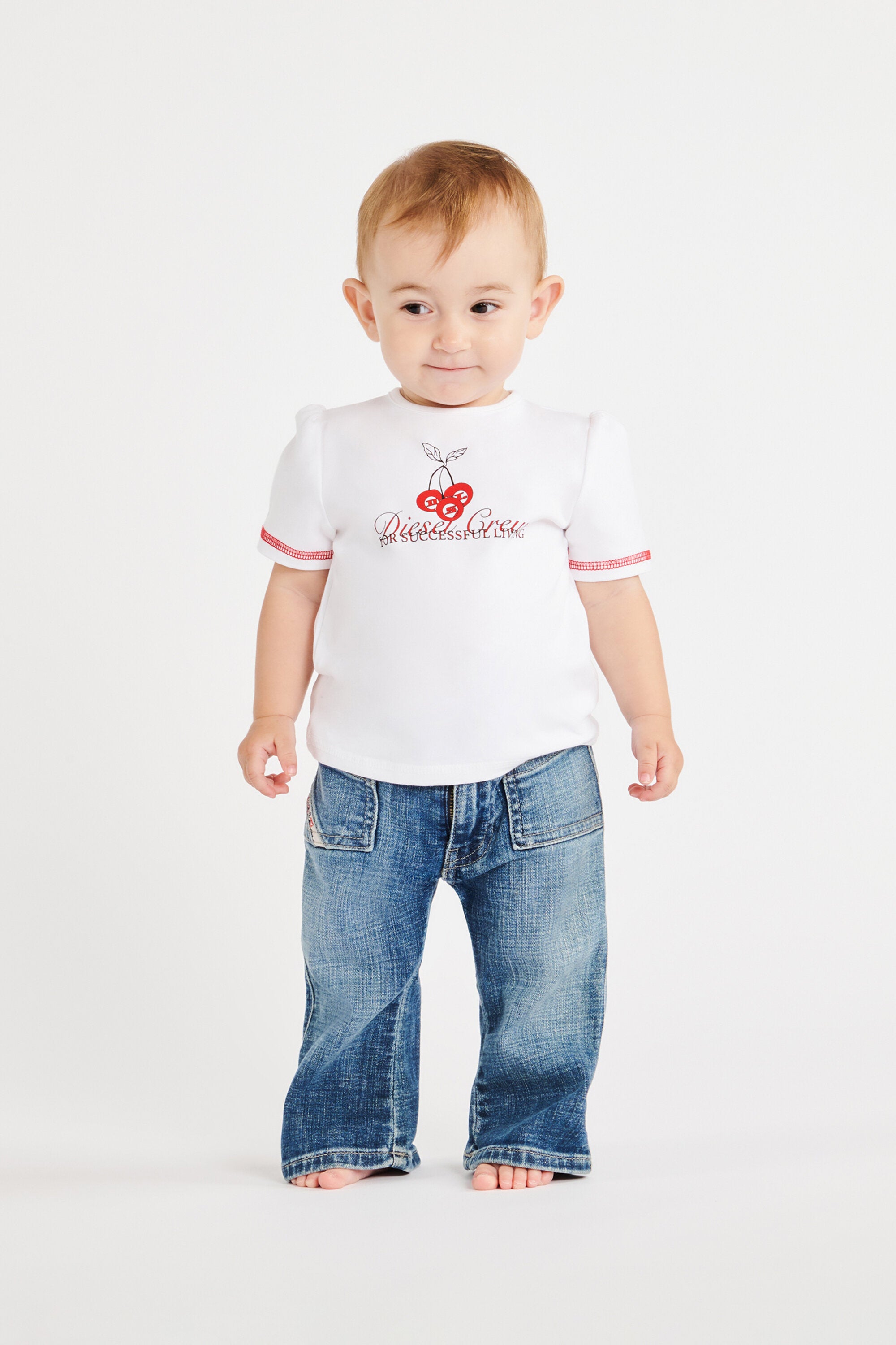 Bootcut fit jeans in medium blue wash - D-Heki