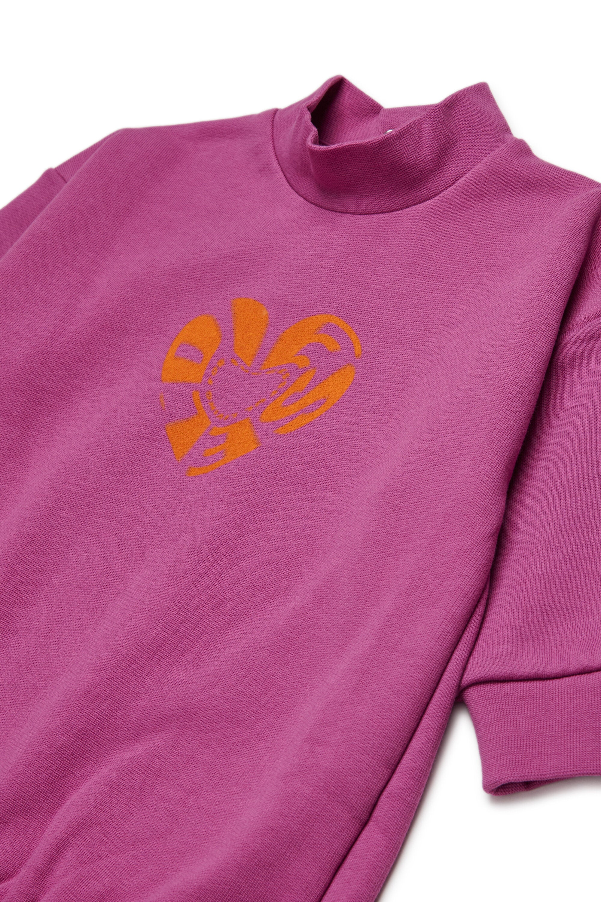 Diesel Heartグラフィックの卵型ドレス