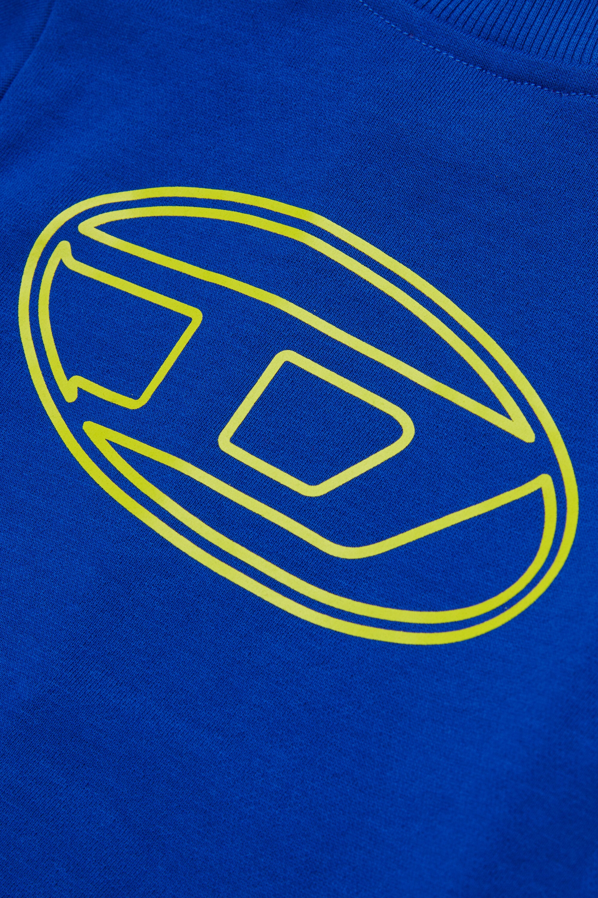 オーバルDマキシロゴ入りフルジッパースウェットシャツ