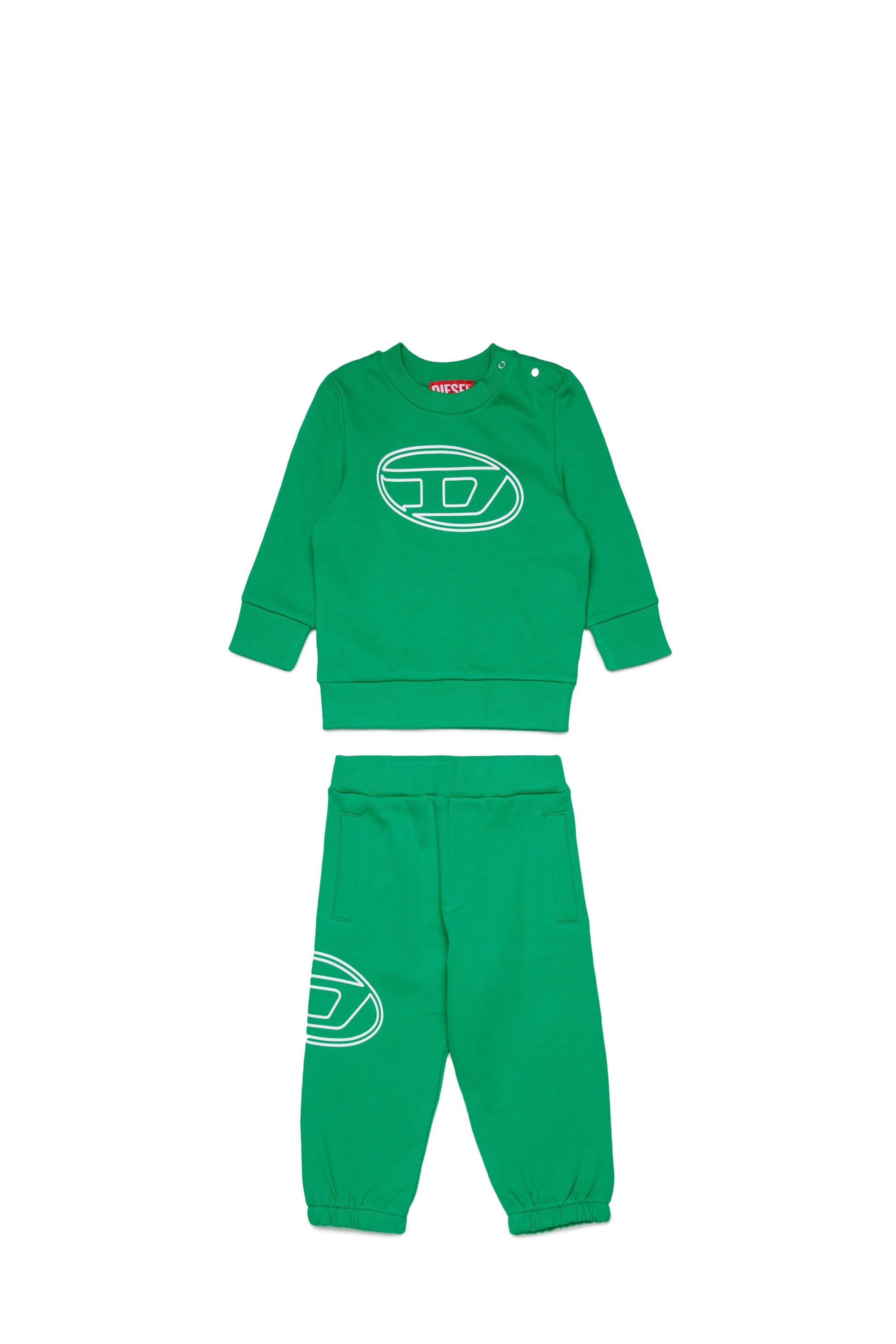 Tracksuit set with maxi logo print Oval D