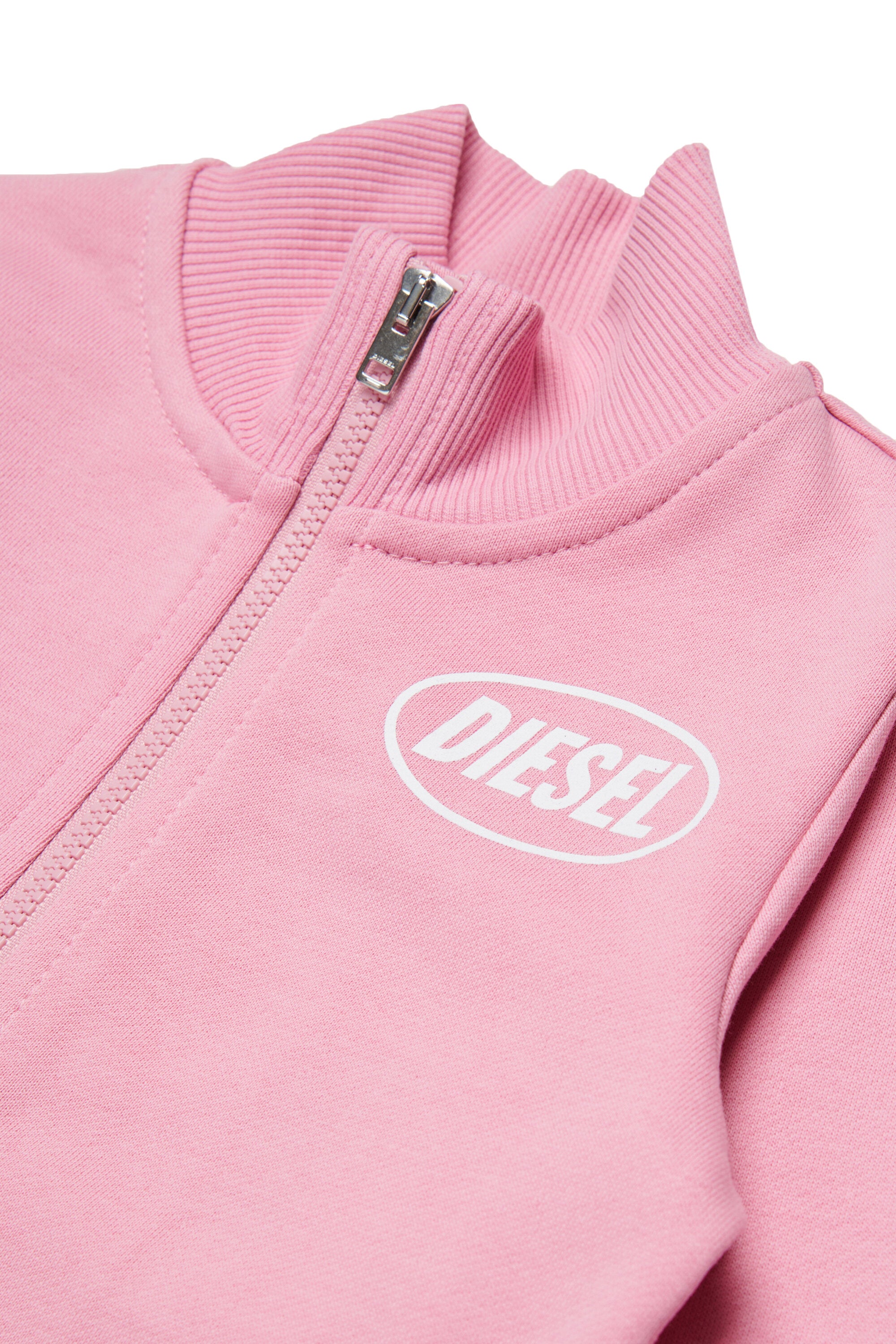 ロゴ入りフルジップスウェット