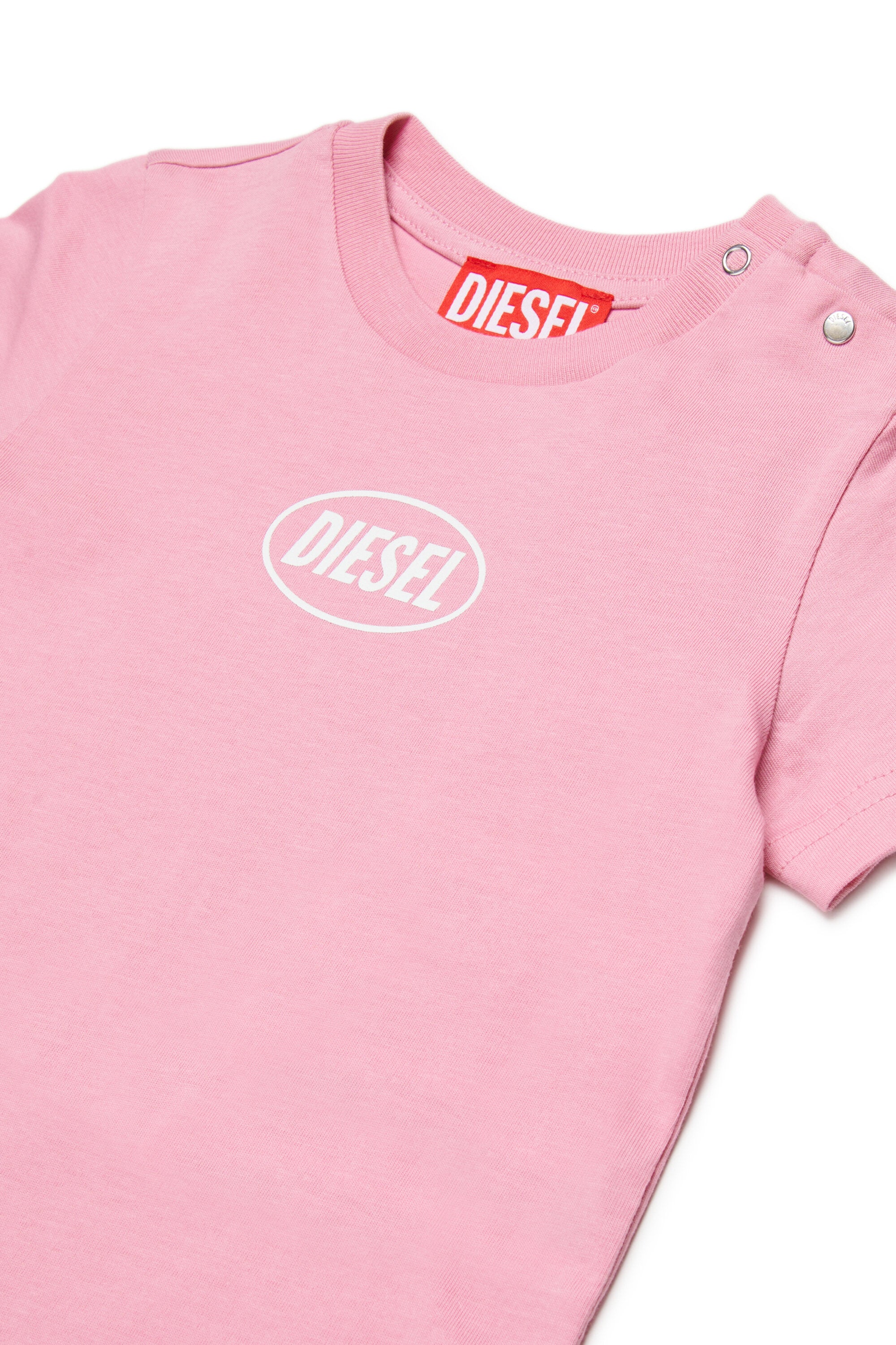T-shirt with Oval Diesel logo