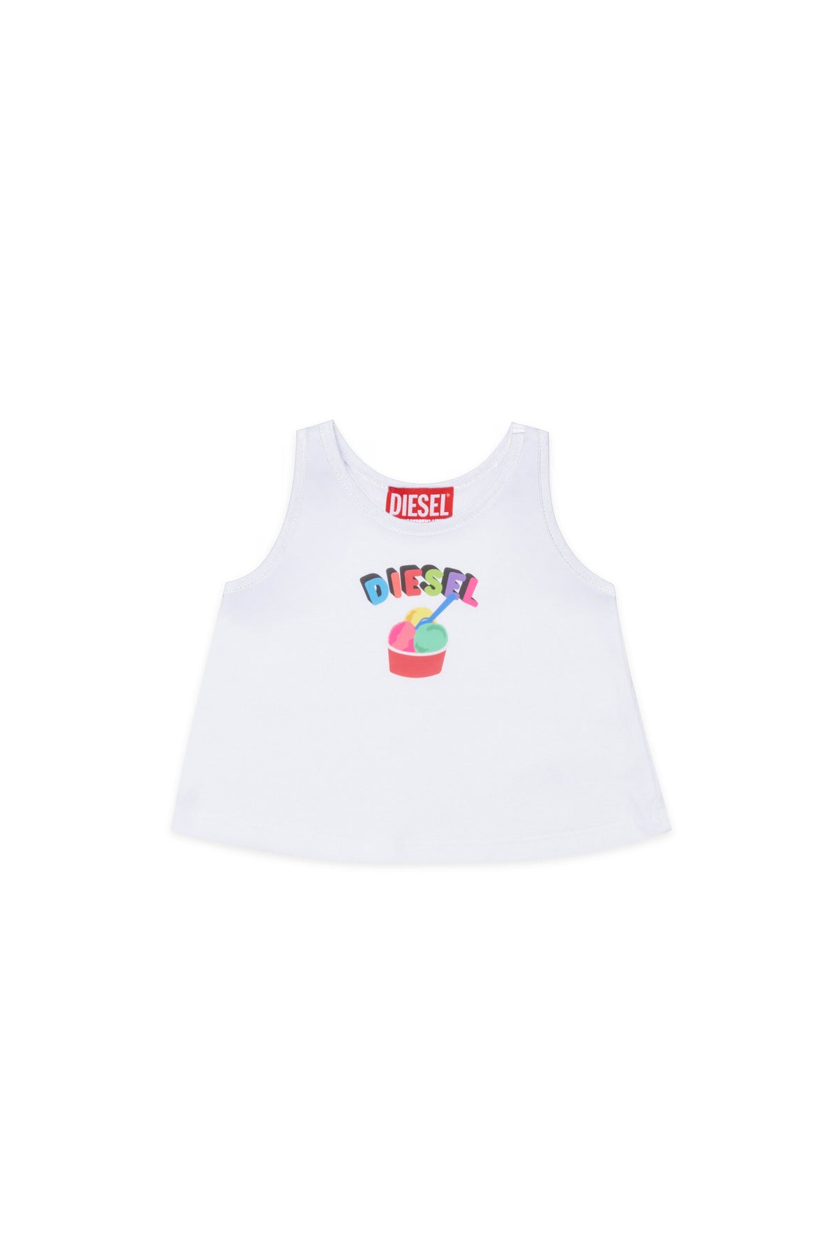 ロゴ入りノースリーブTシャツ