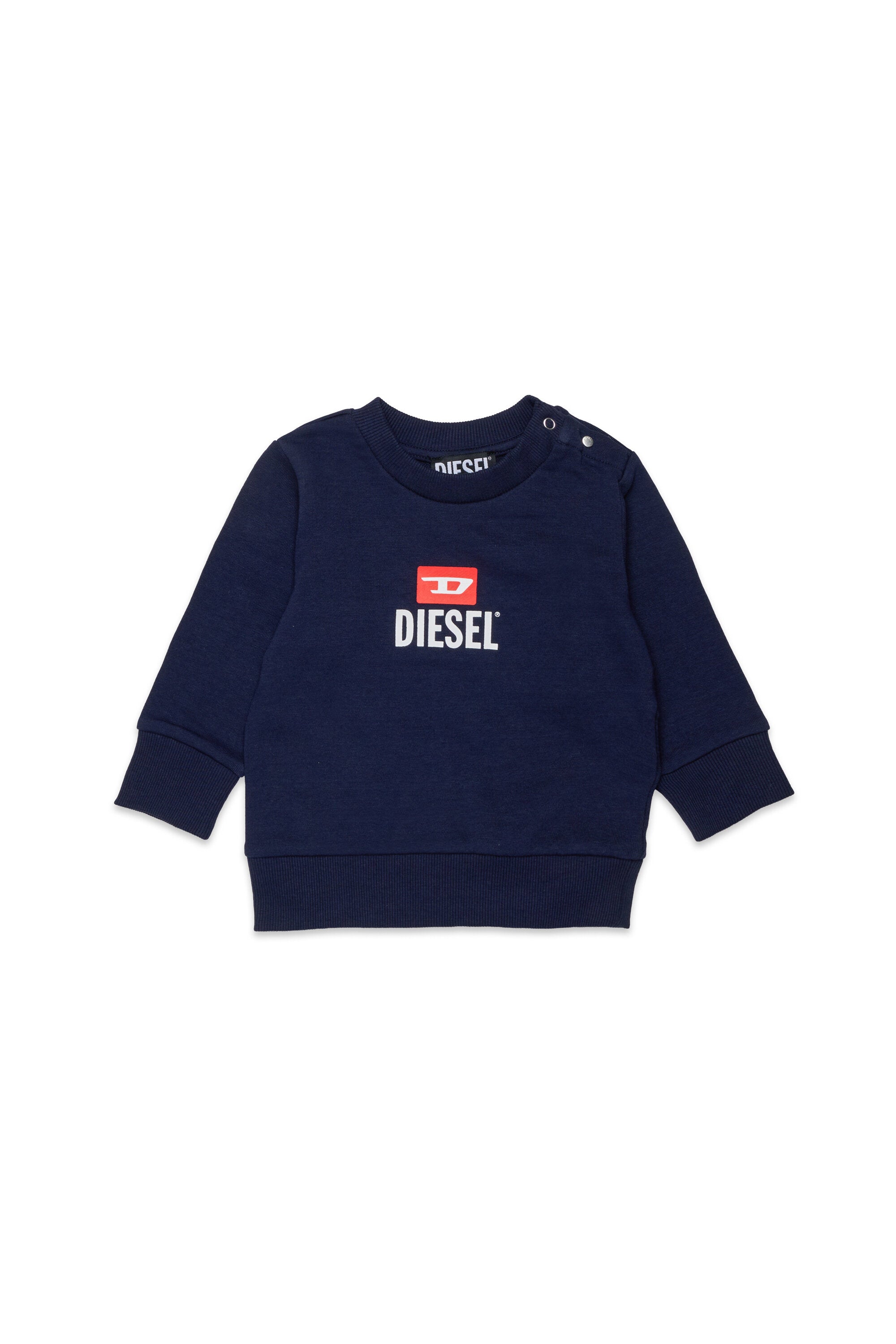 ロゴ入りクルーネックスウェット