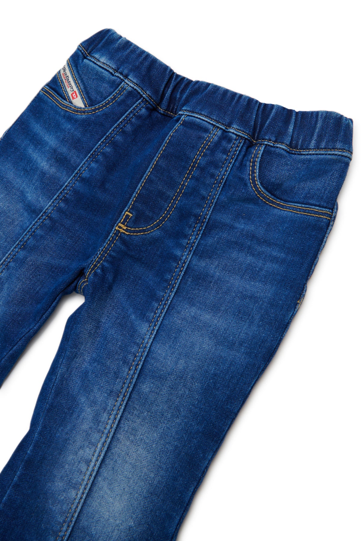 Medium blue bootcut jeans