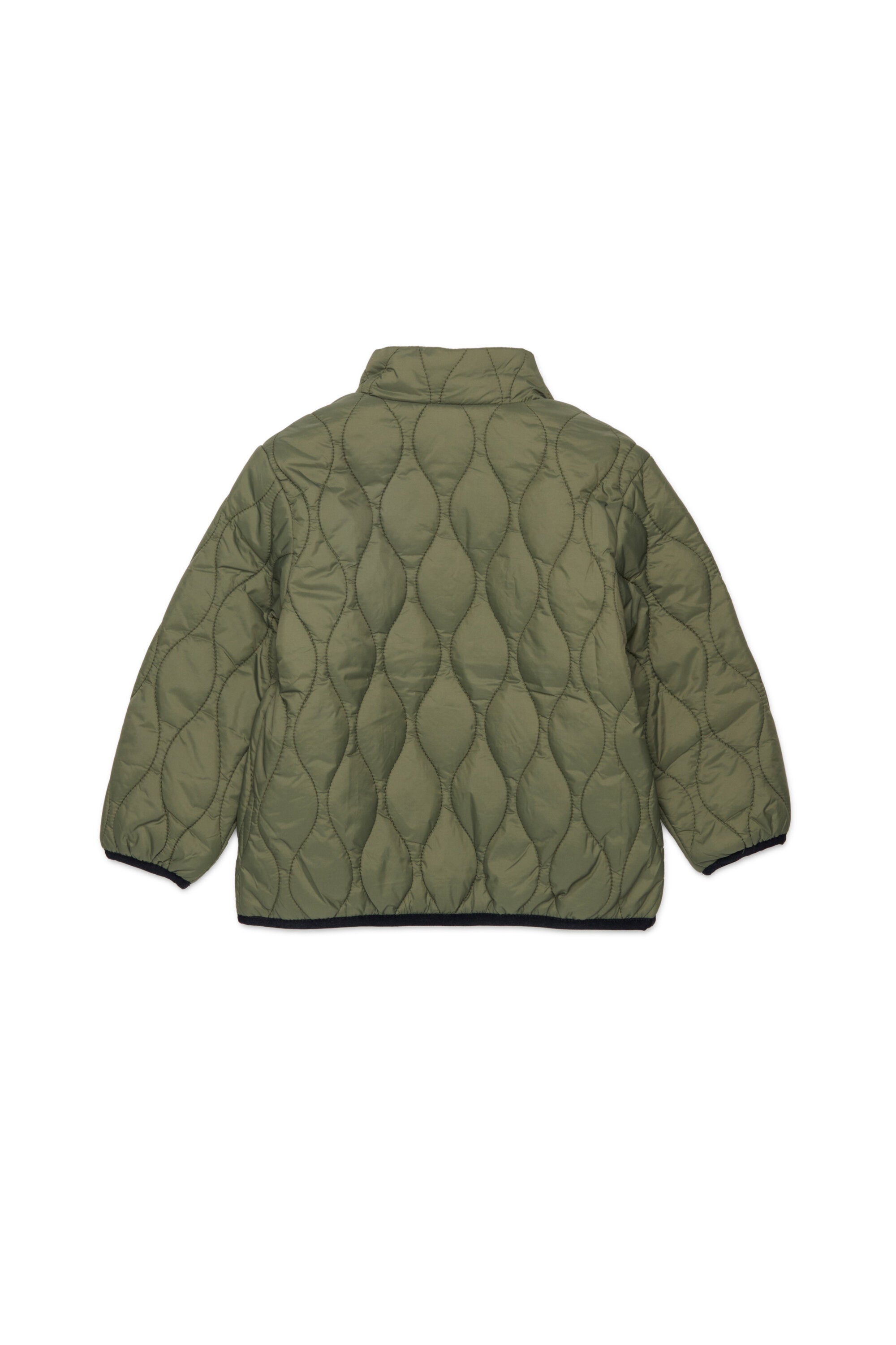 Padded jacket with printed logo