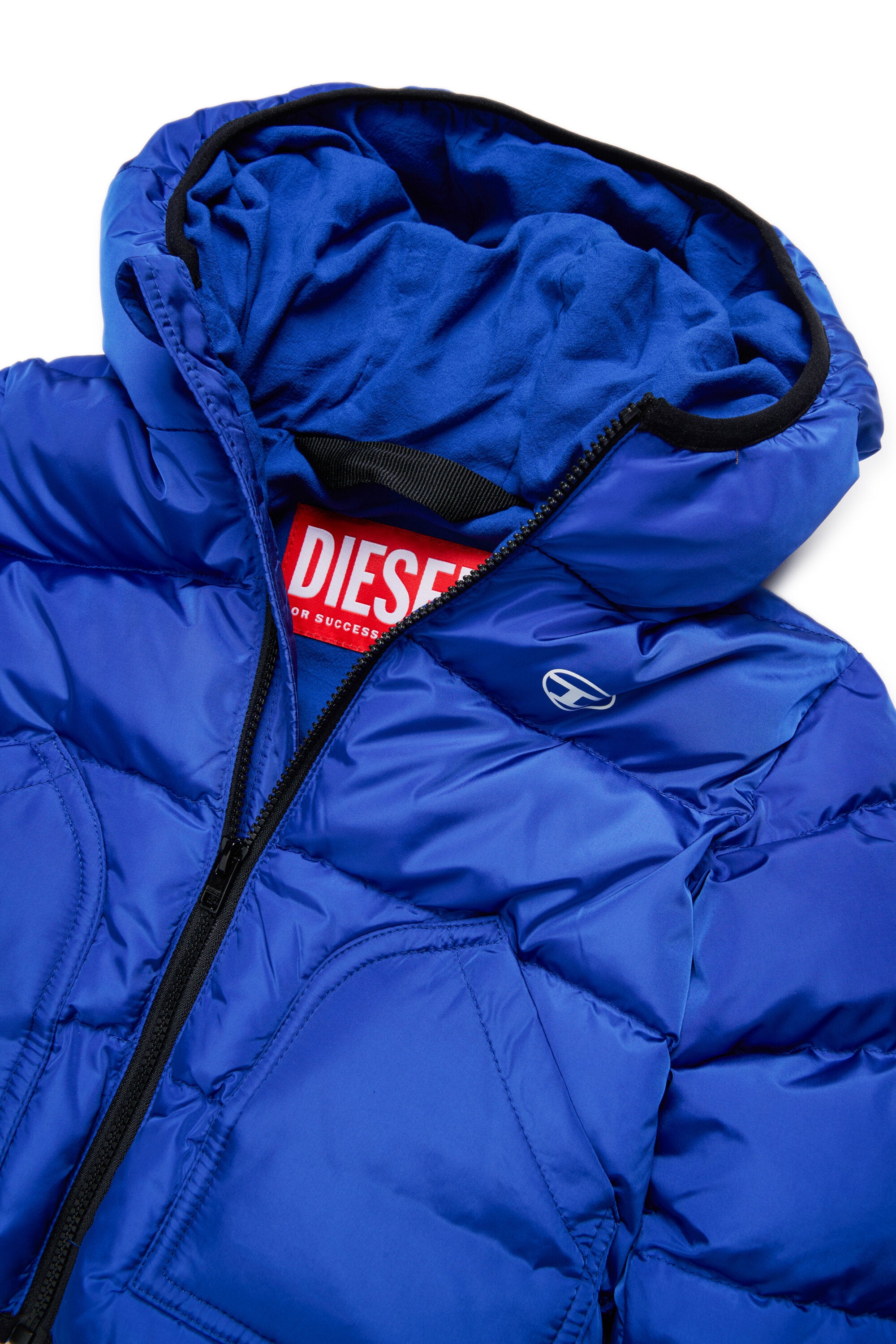 Padded jacket with logo