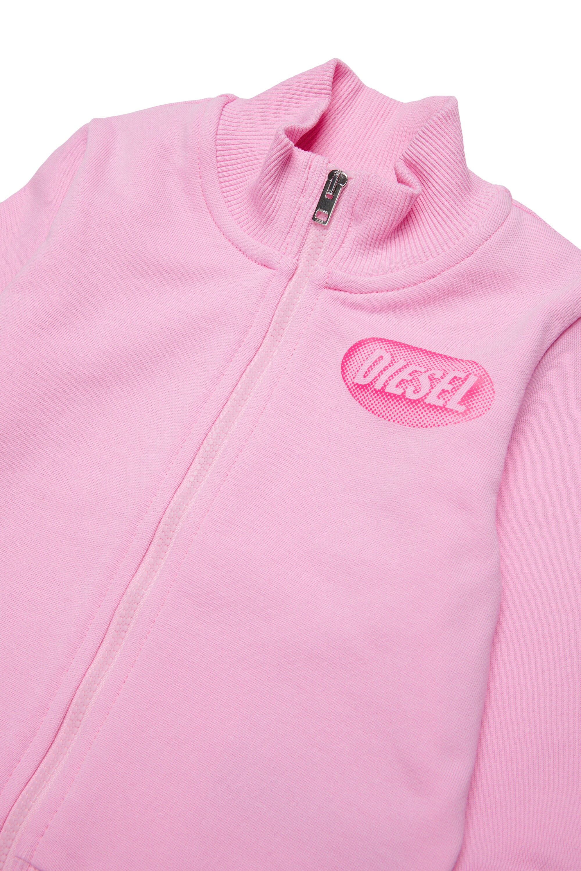 Zip-up sweatshirt with logo