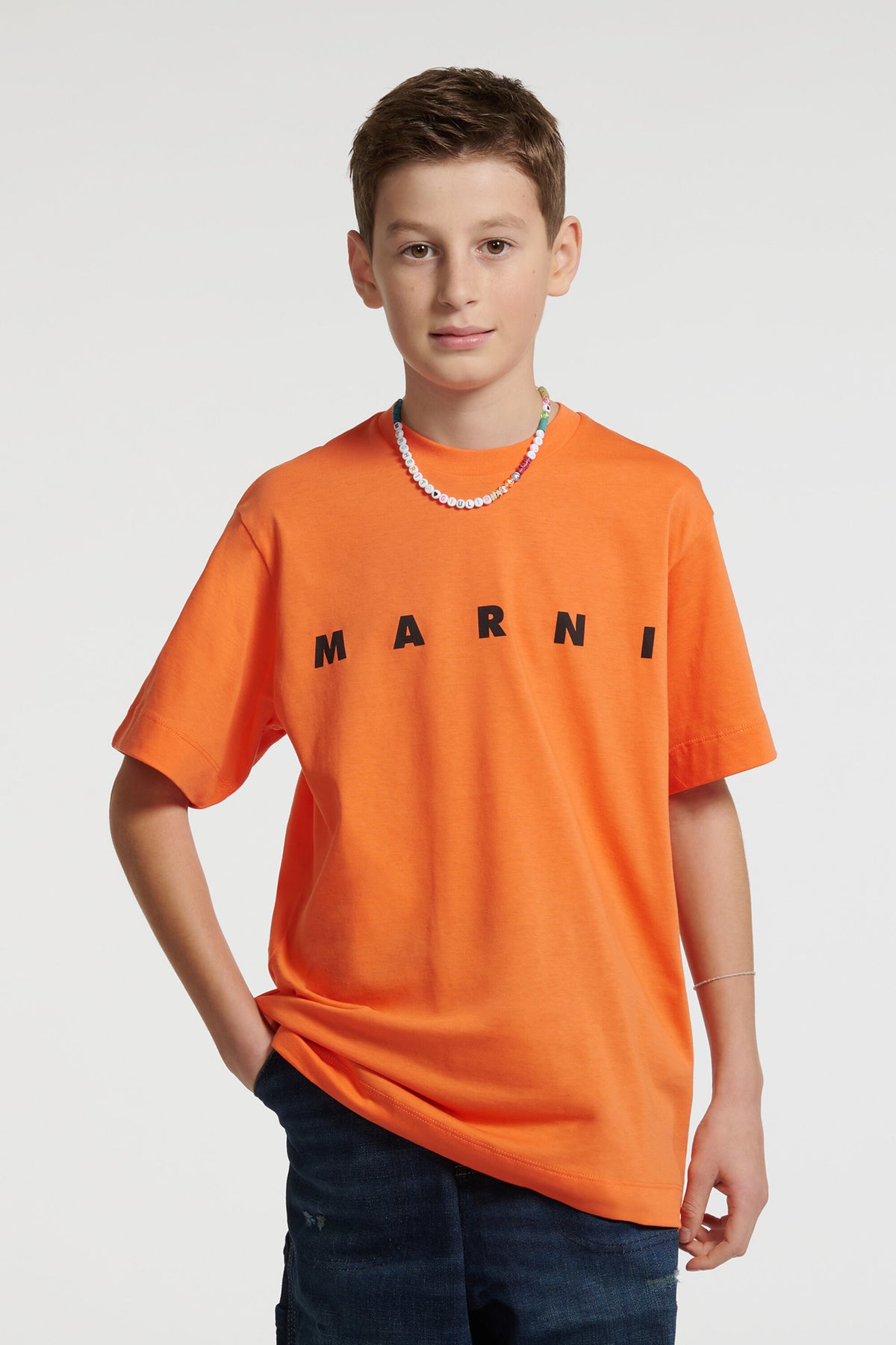 ロゴ入りジャージTシャツ