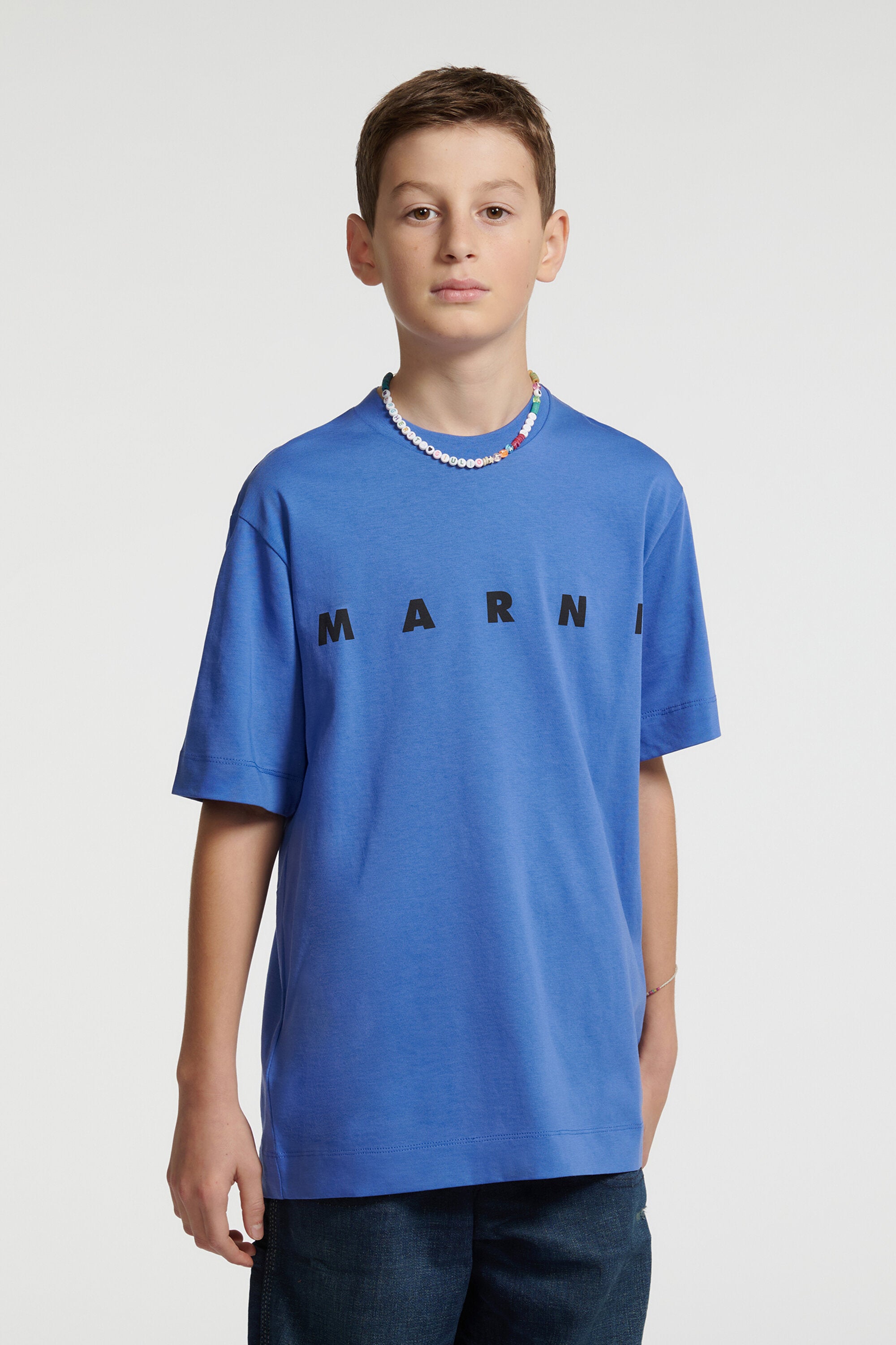 ロゴ入りジャージTシャツ
