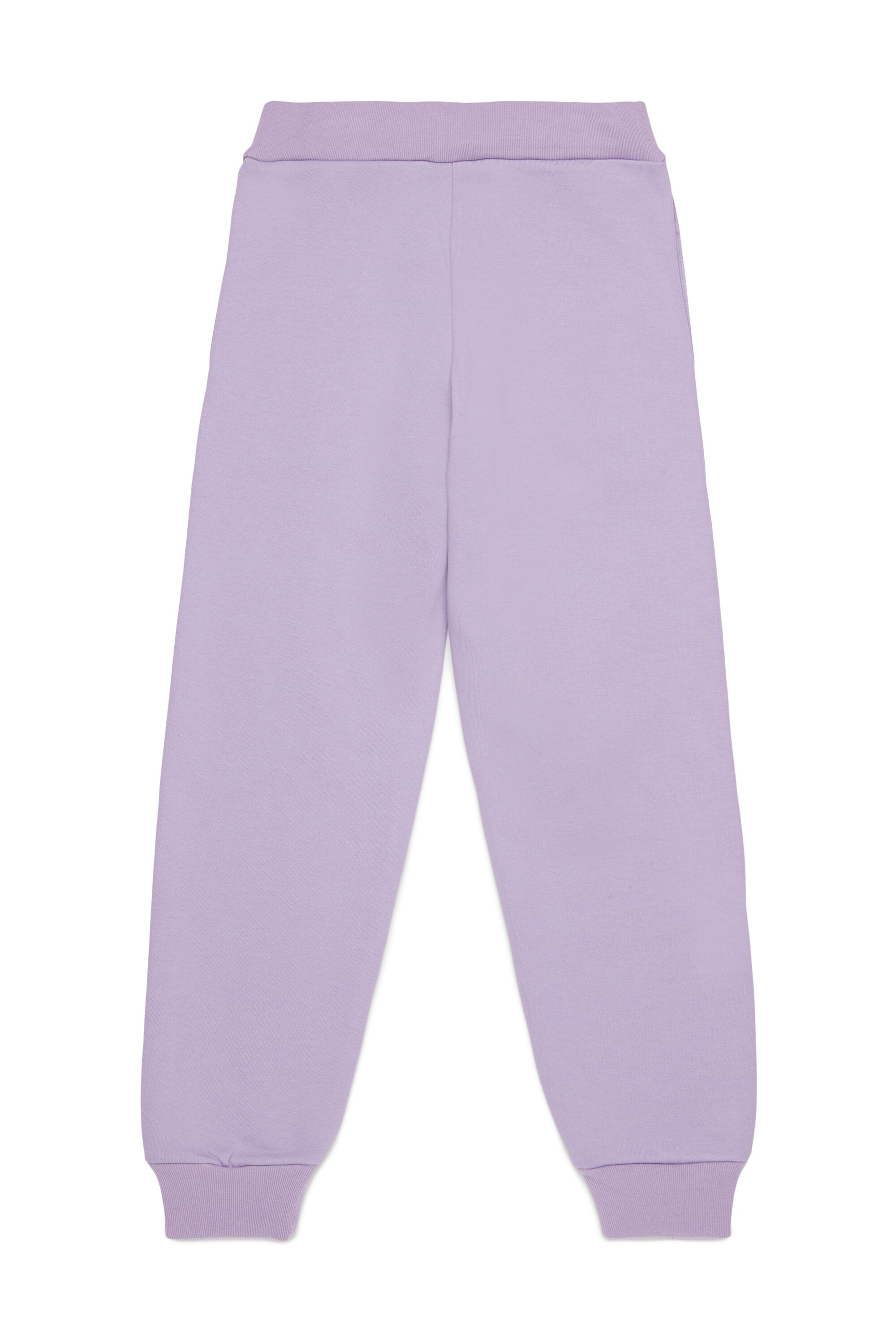 Fleece jogger pants with logo