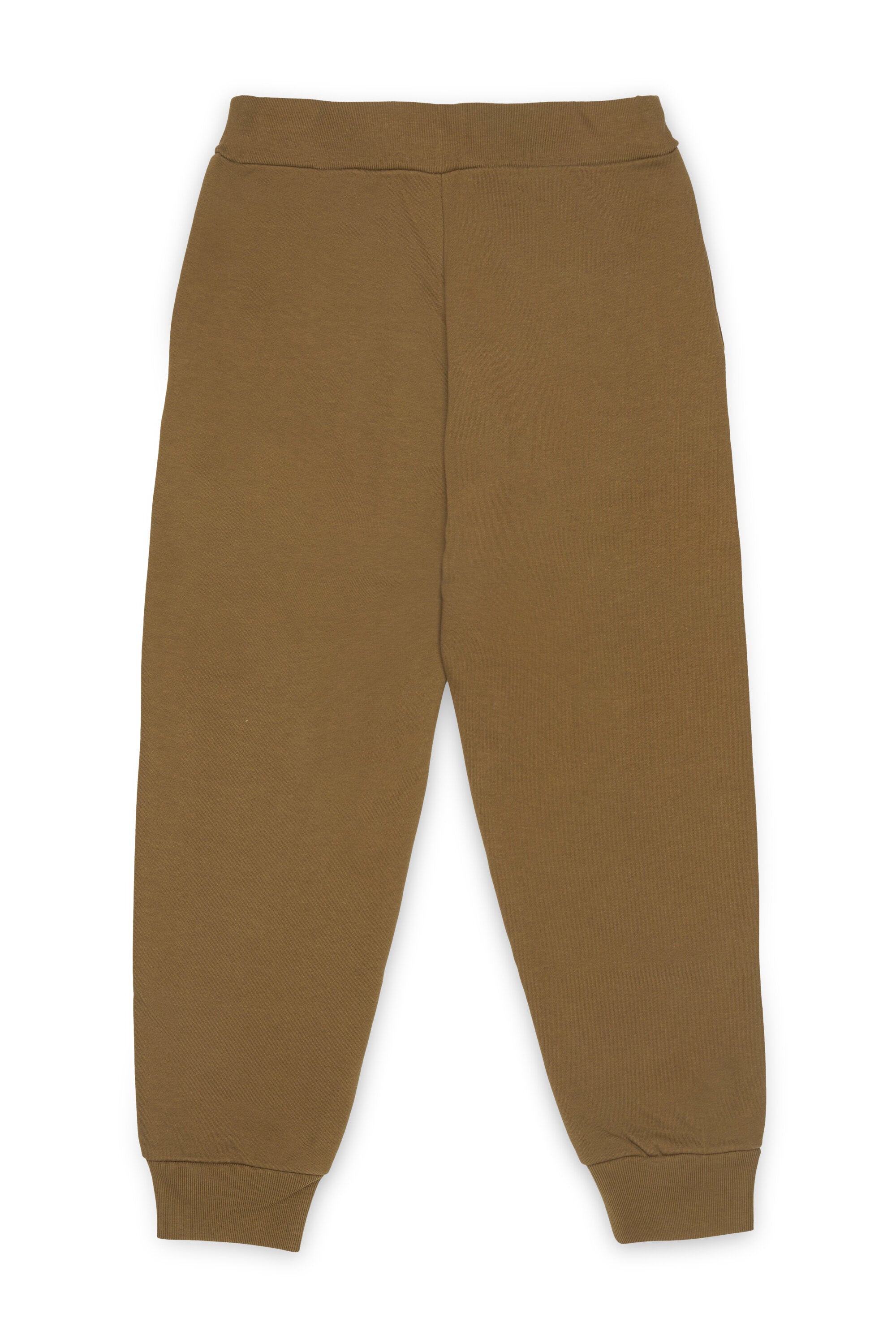 Fleece jogger pants with logo